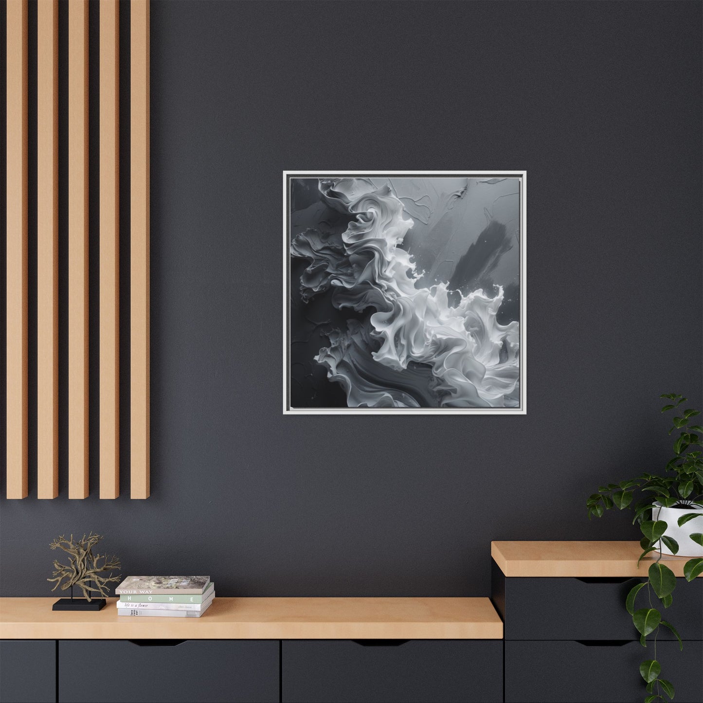 Matte Canvas, Framed (Multi-color)