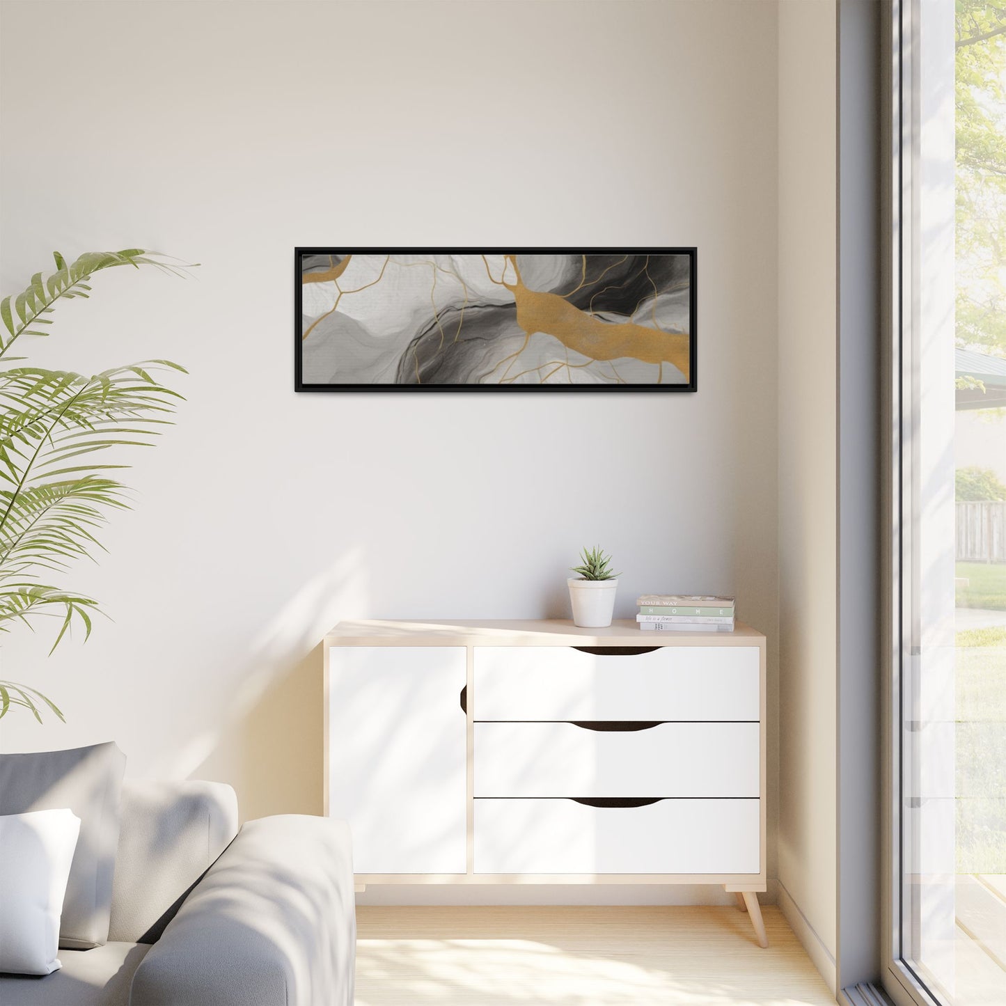 Matte Canvas, Framed (Multi-color)