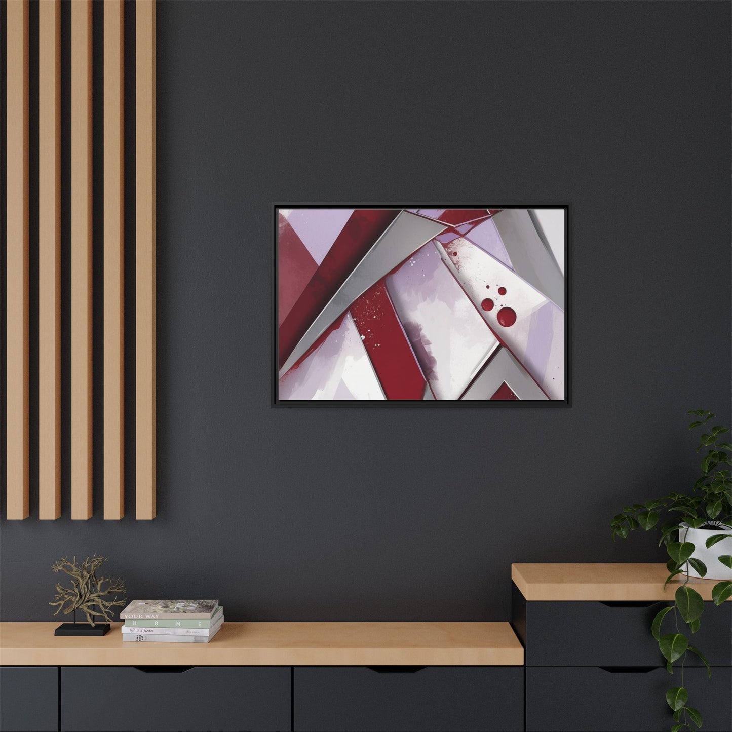 Matte Canvas, Framed (Multi-color)