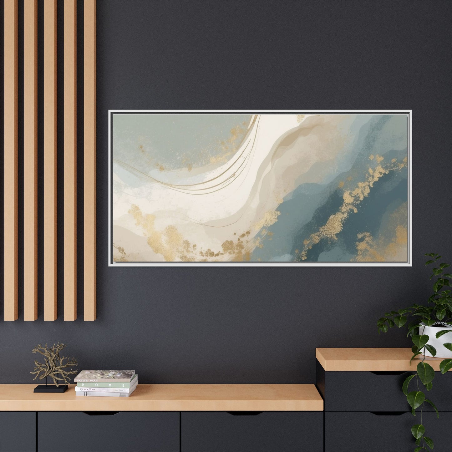 Matte Canvas, Framed (Multi-color)
