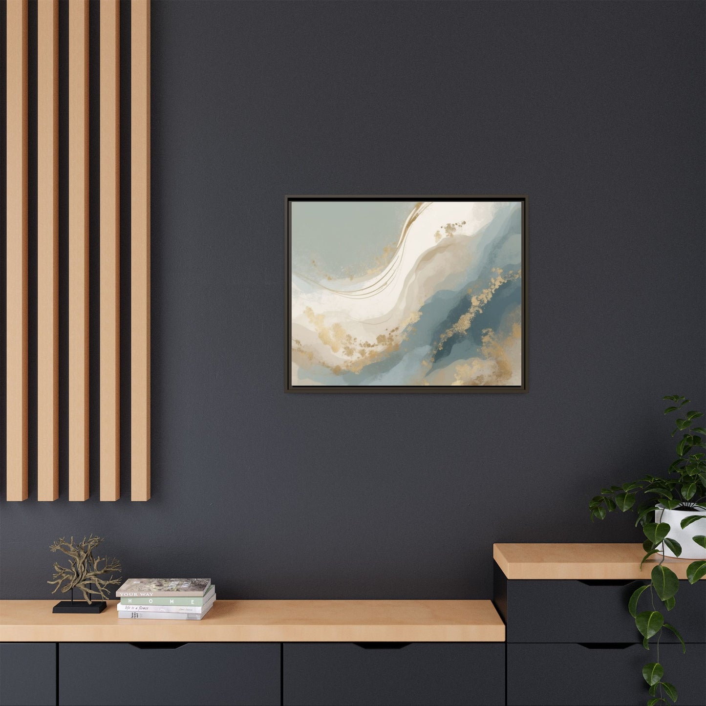 Matte Canvas, Framed (Multi-color)