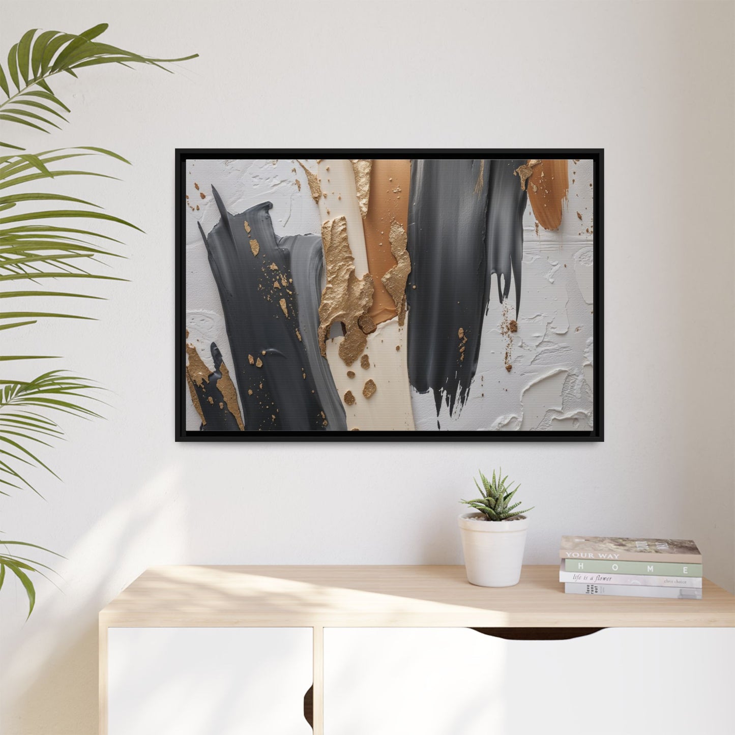 Matte Canvas, Framed (Multi-color)