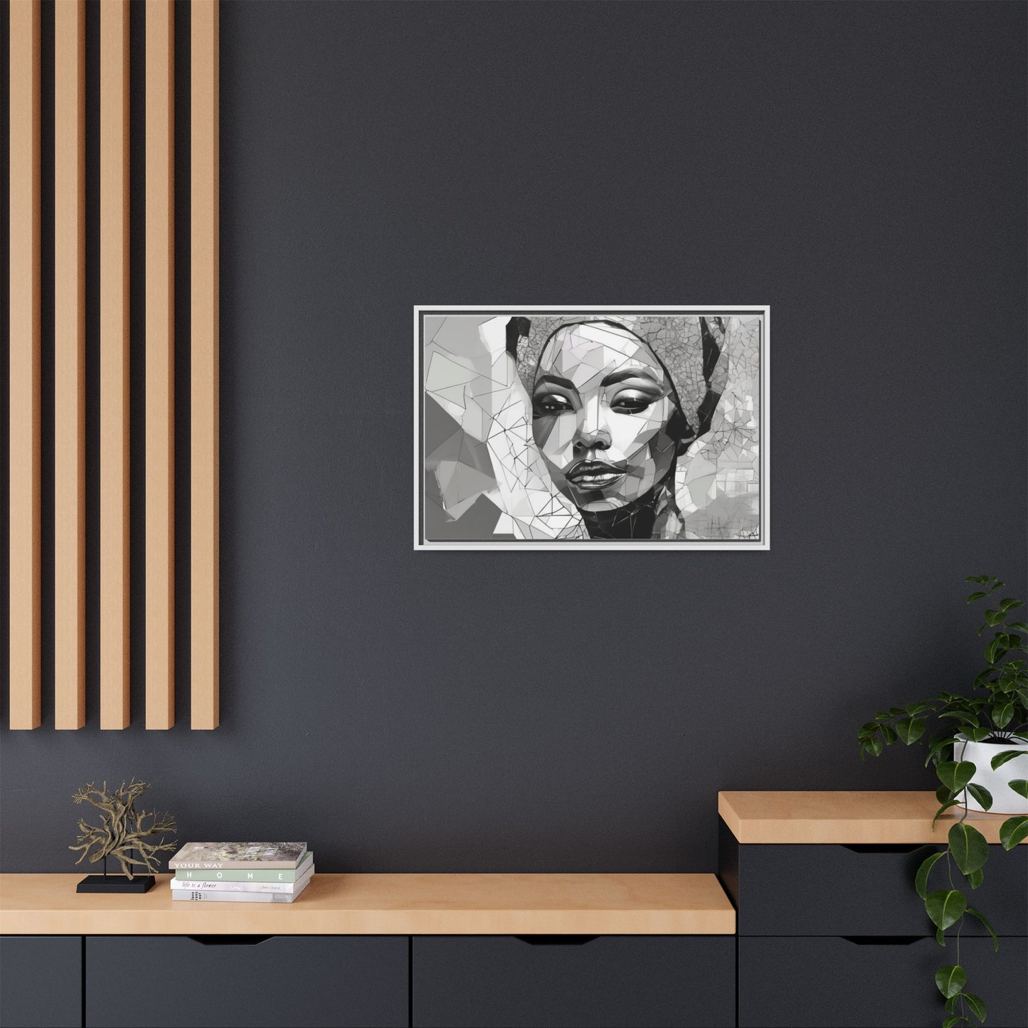 Fractured Grace: Portrait in Prism