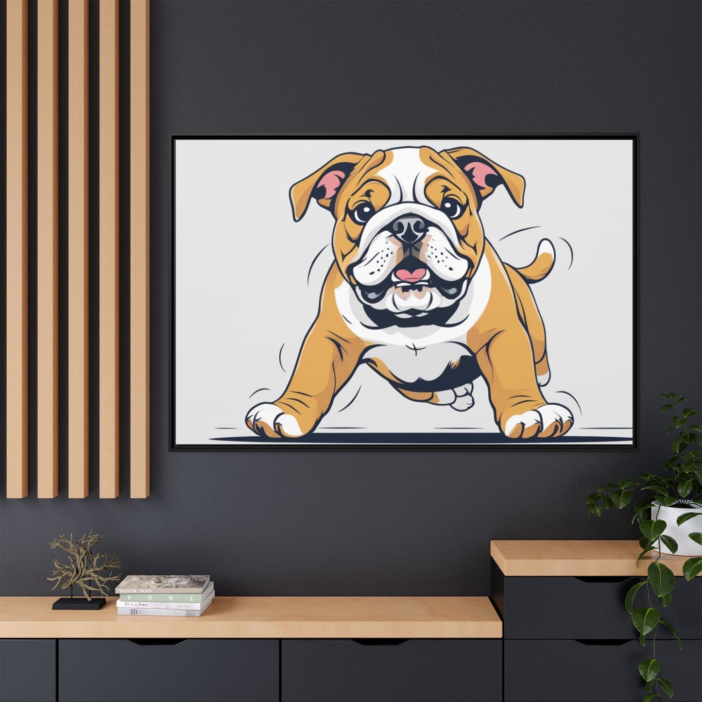Matte Canvas, Framed (Multi-color)