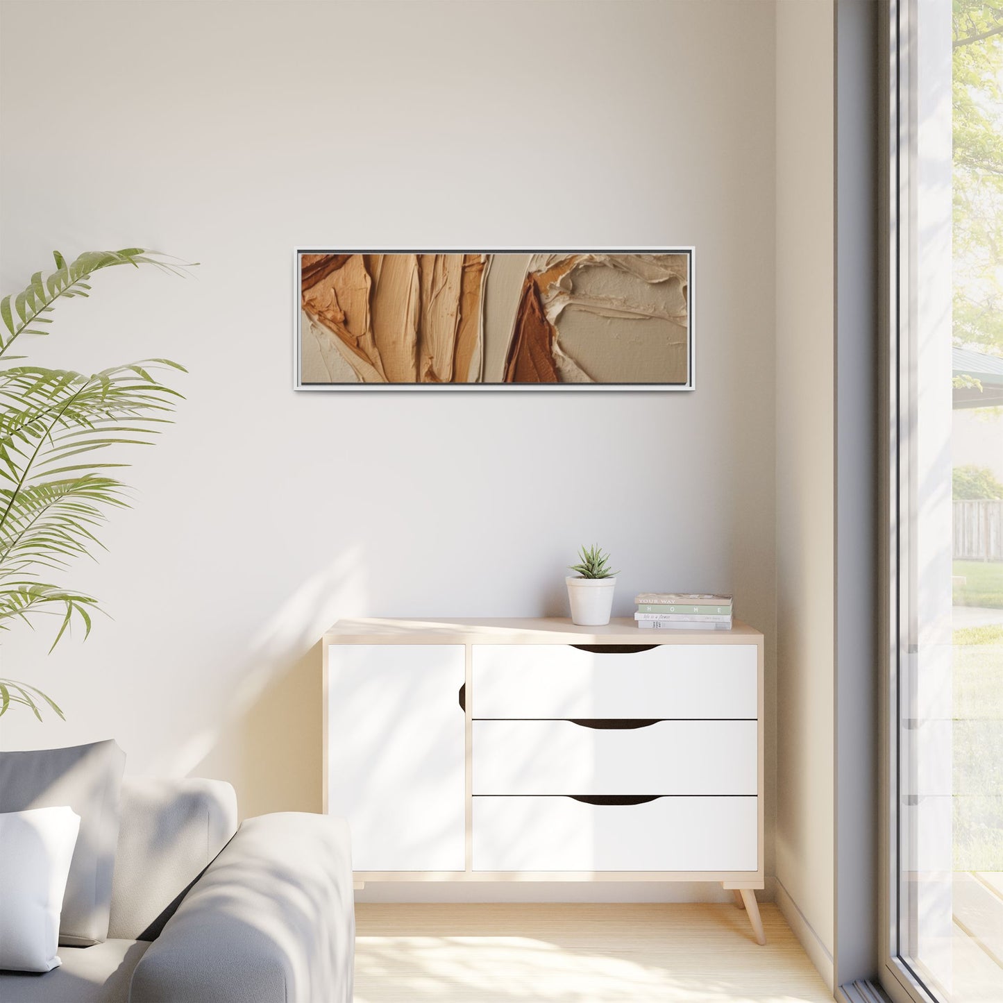 Matte Canvas, Framed (Multi-color)