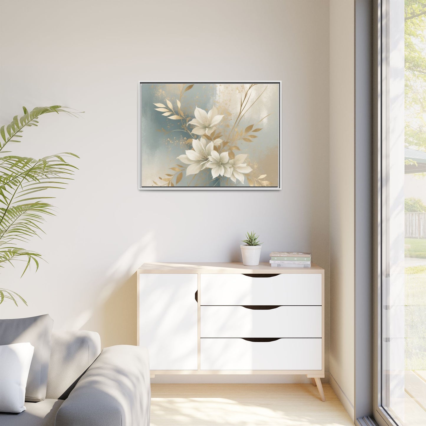 Matte Canvas, Framed (Multi-color)