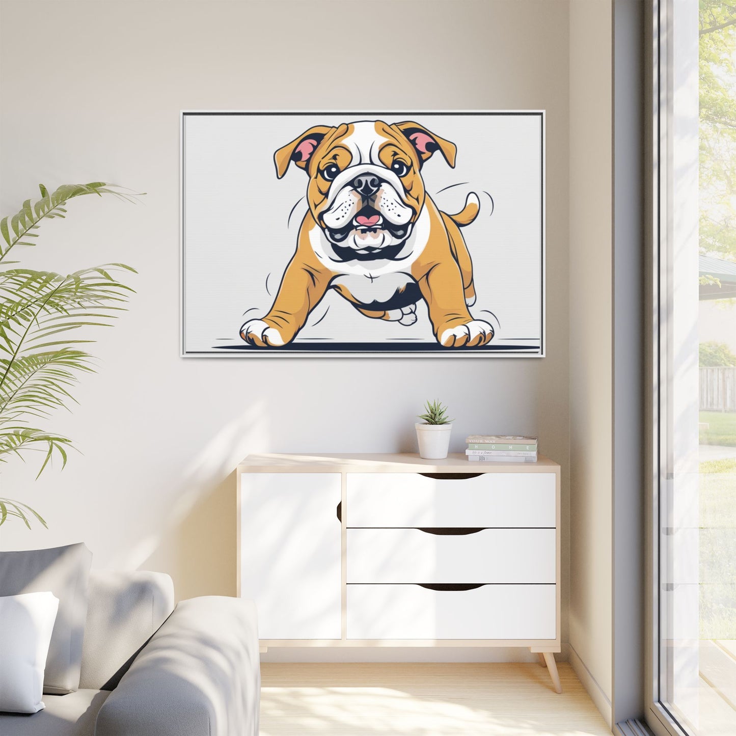 Matte Canvas, Framed (Multi-color)
