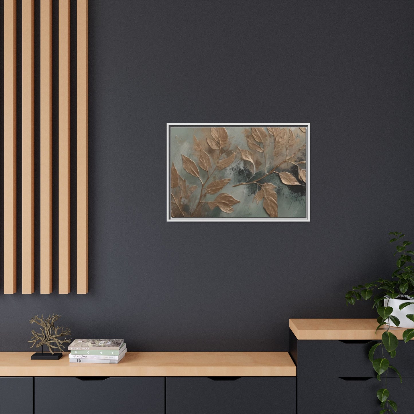 Matte Canvas, Framed (Multi-color)