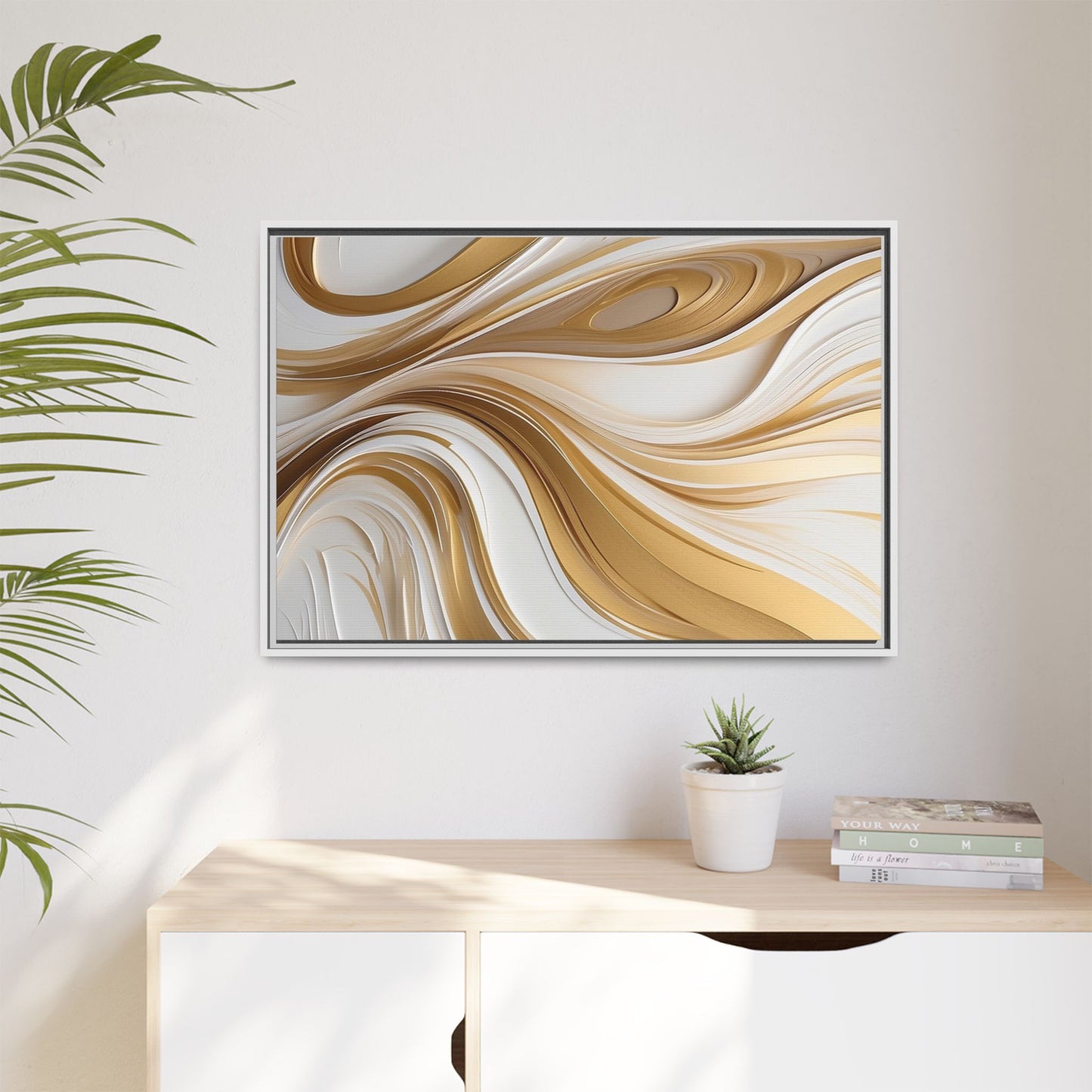 Matte Canvas, Framed (Multi-color)