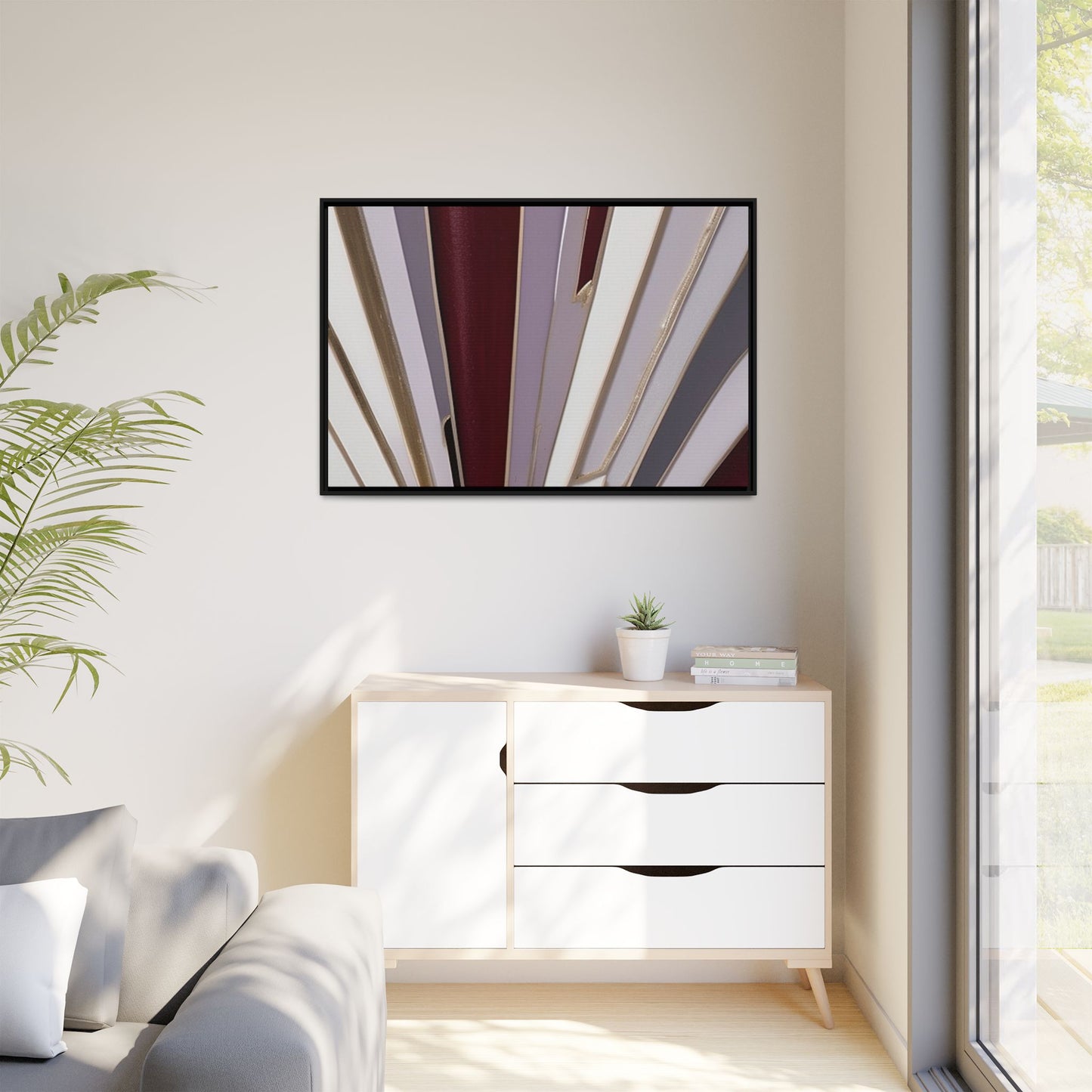 Matte Canvas, Framed (Multi-color)