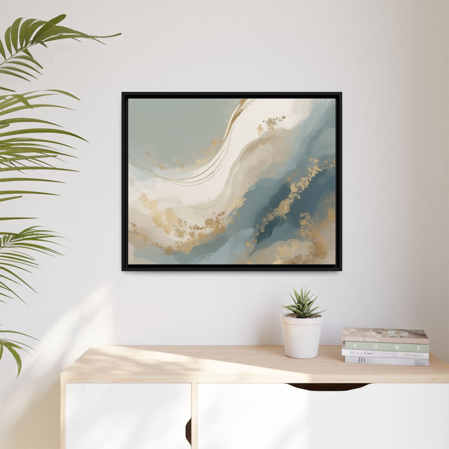 Matte Canvas, Framed (Multi-color)