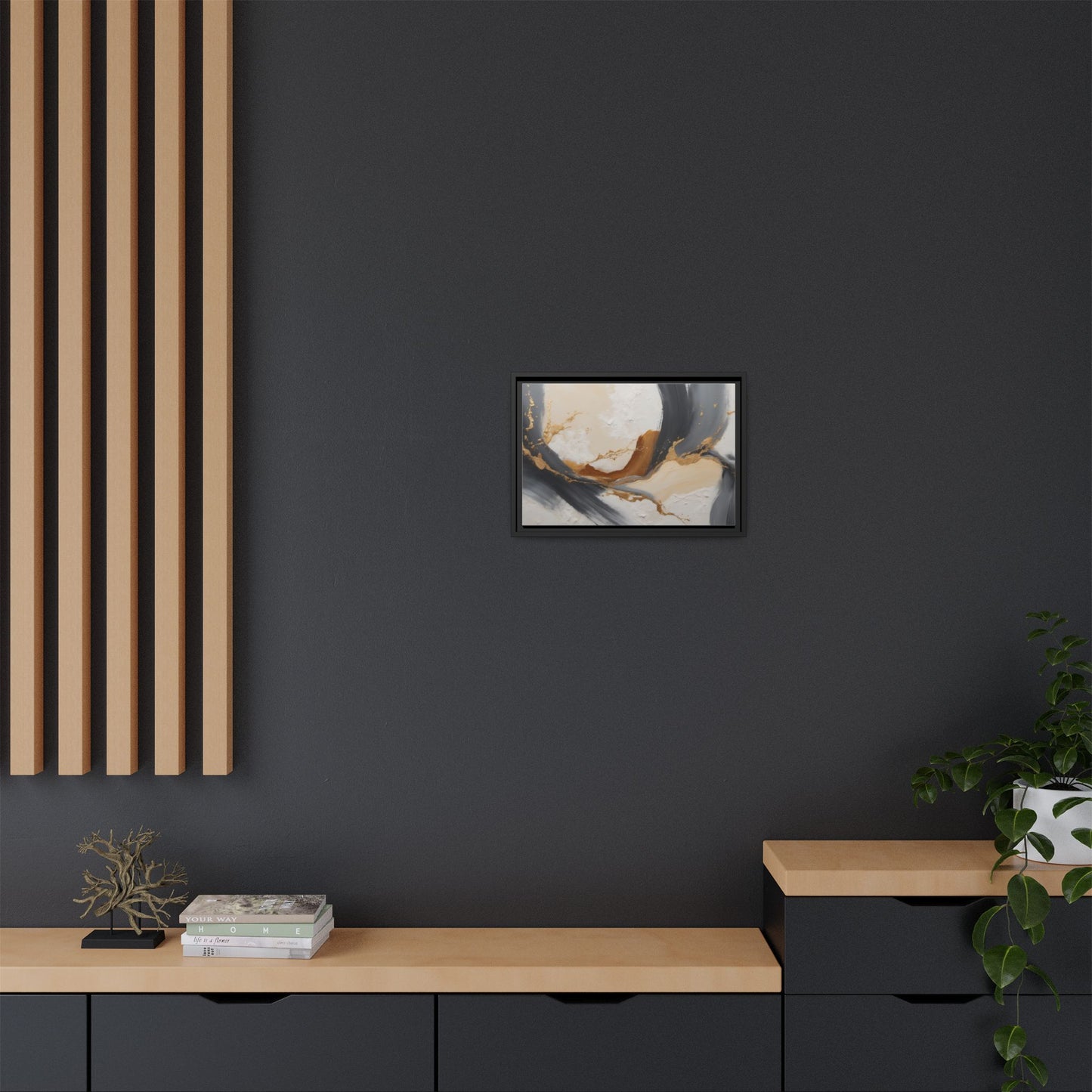 Matte Canvas, Framed (Multi-color)