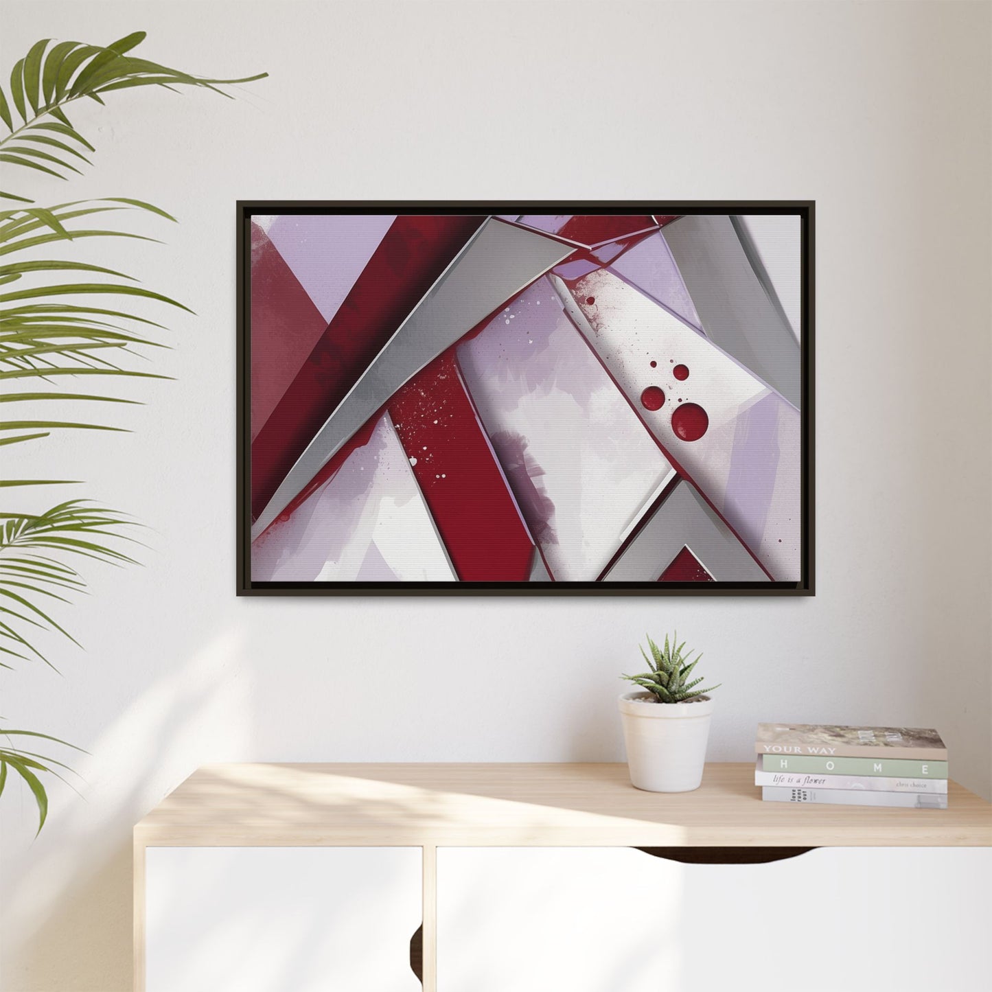 Matte Canvas, Framed (Multi-color)