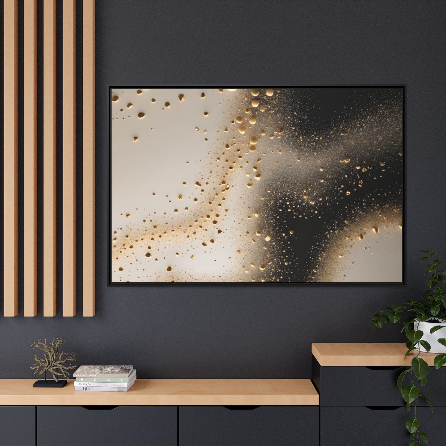 Matte Canvas, Framed (Multi-color)