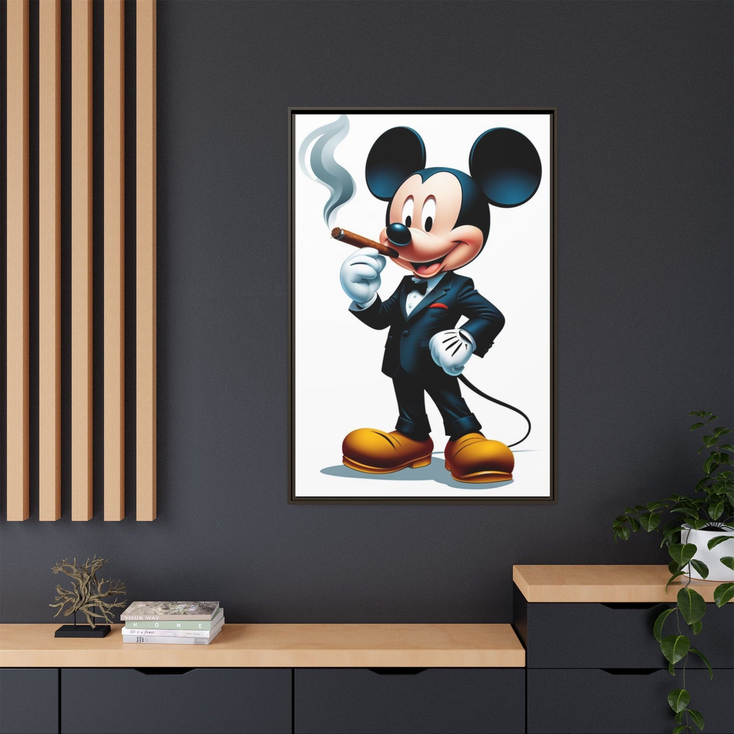 Matte Canvas, Framed (Multi-color)