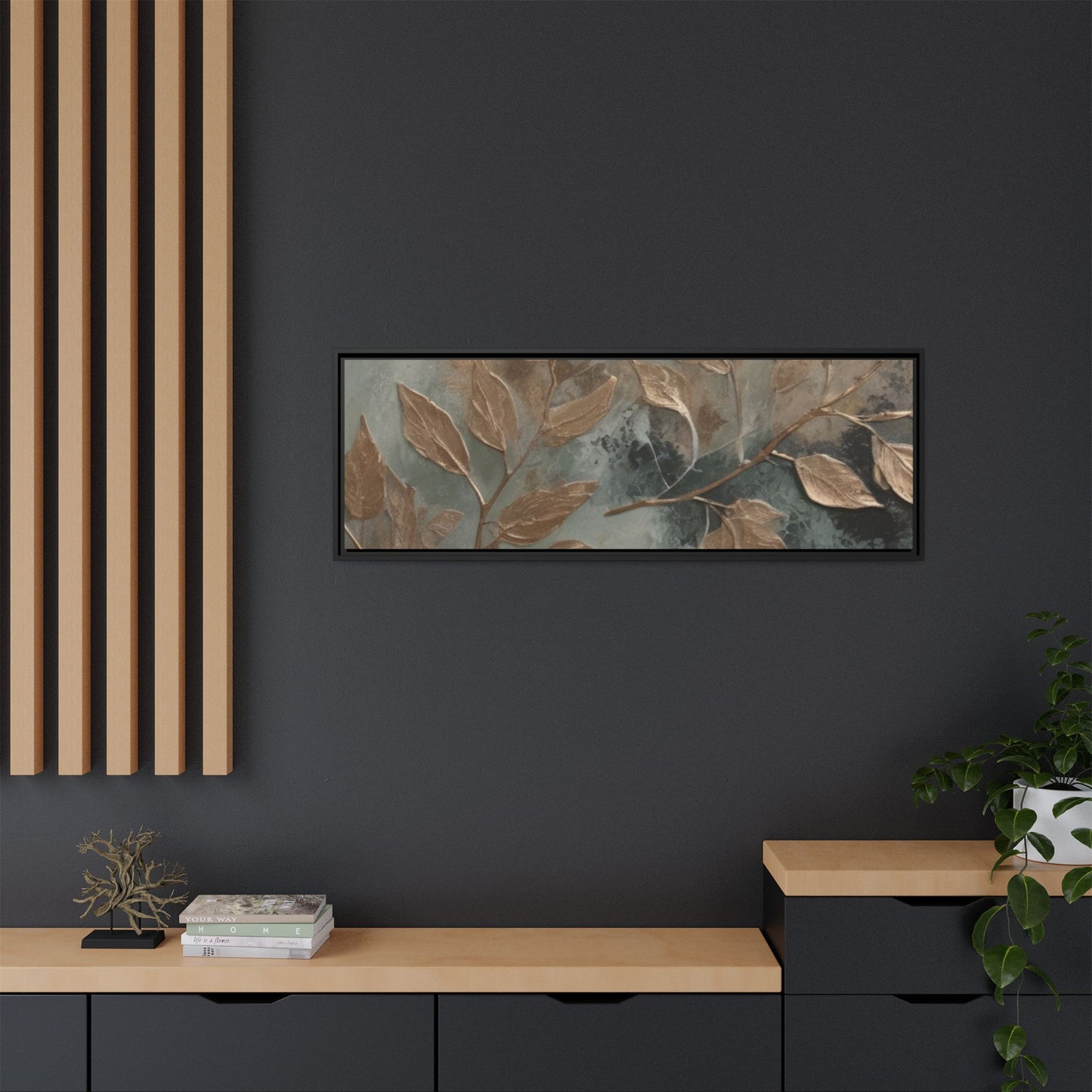 Matte Canvas, Framed (Multi-color)