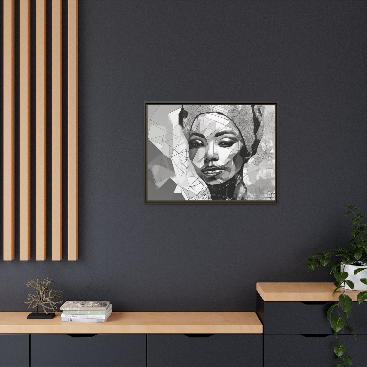 Fractured Grace: Portrait in Prism