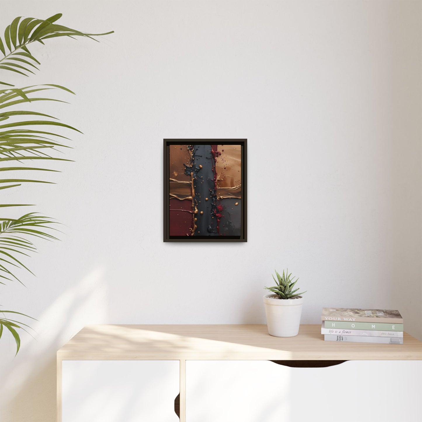 Matte Canvas, Framed (Multi-color)