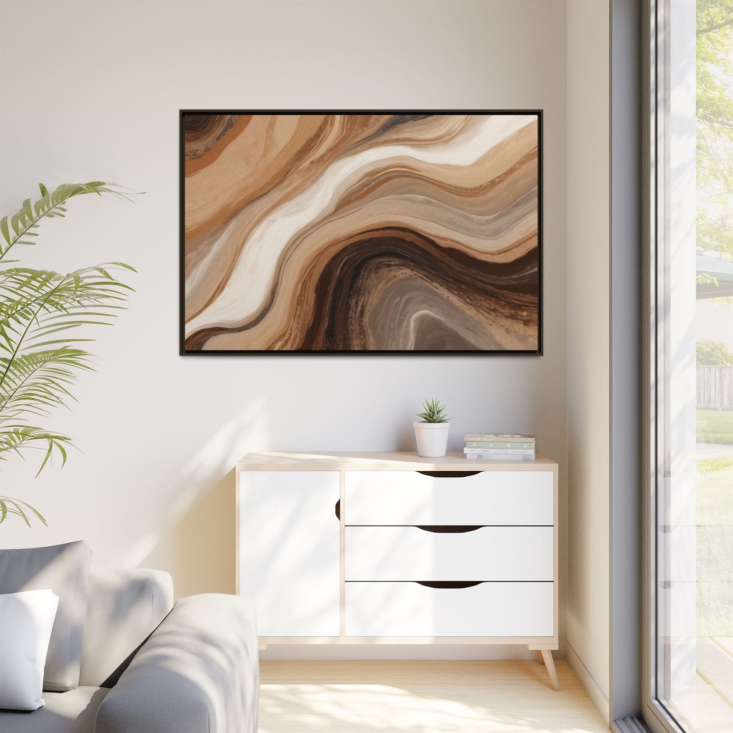 Matte Canvas, Framed (Multi-color)