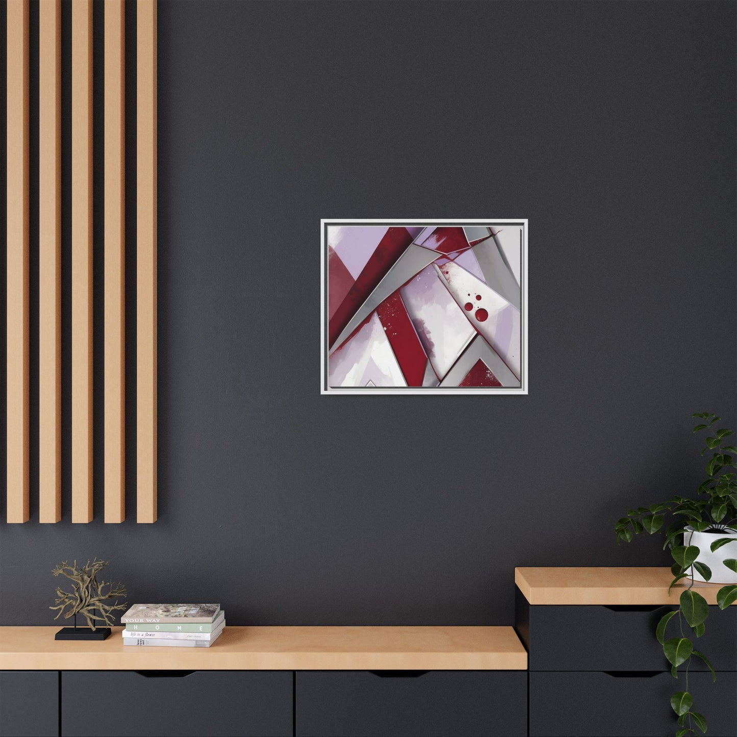 Matte Canvas, Framed (Multi-color)