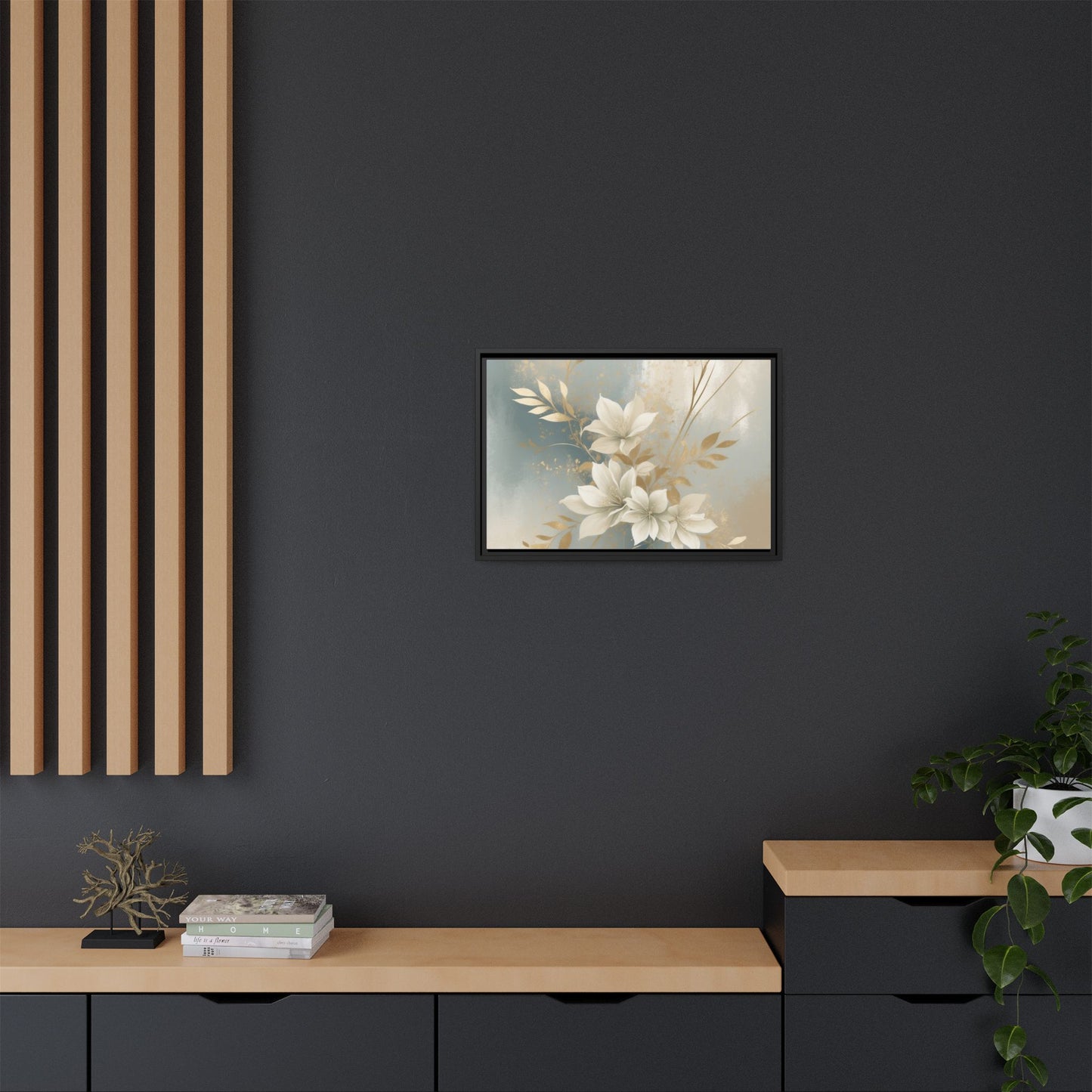 Matte Canvas, Framed (Multi-color)