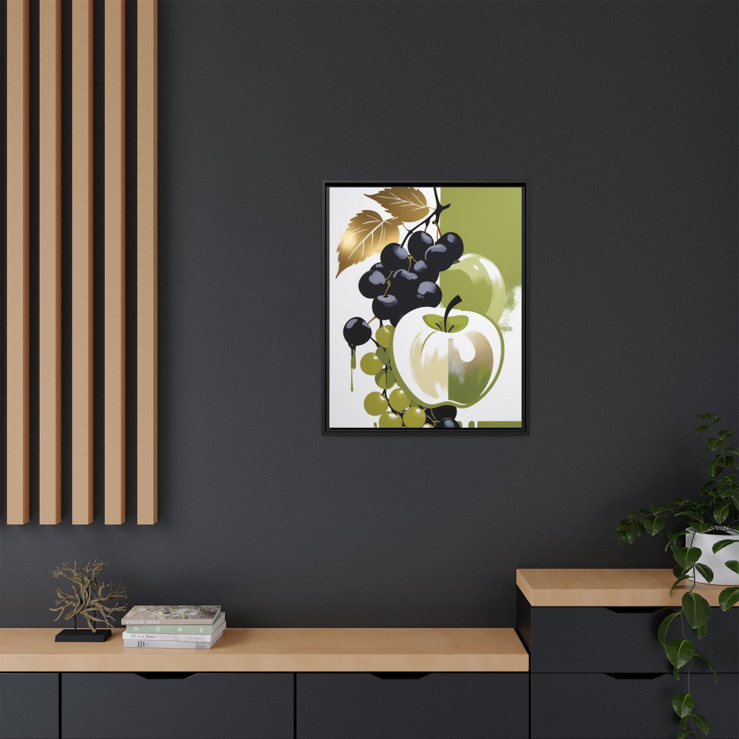 Matte Canvas, Framed (Multi-color)