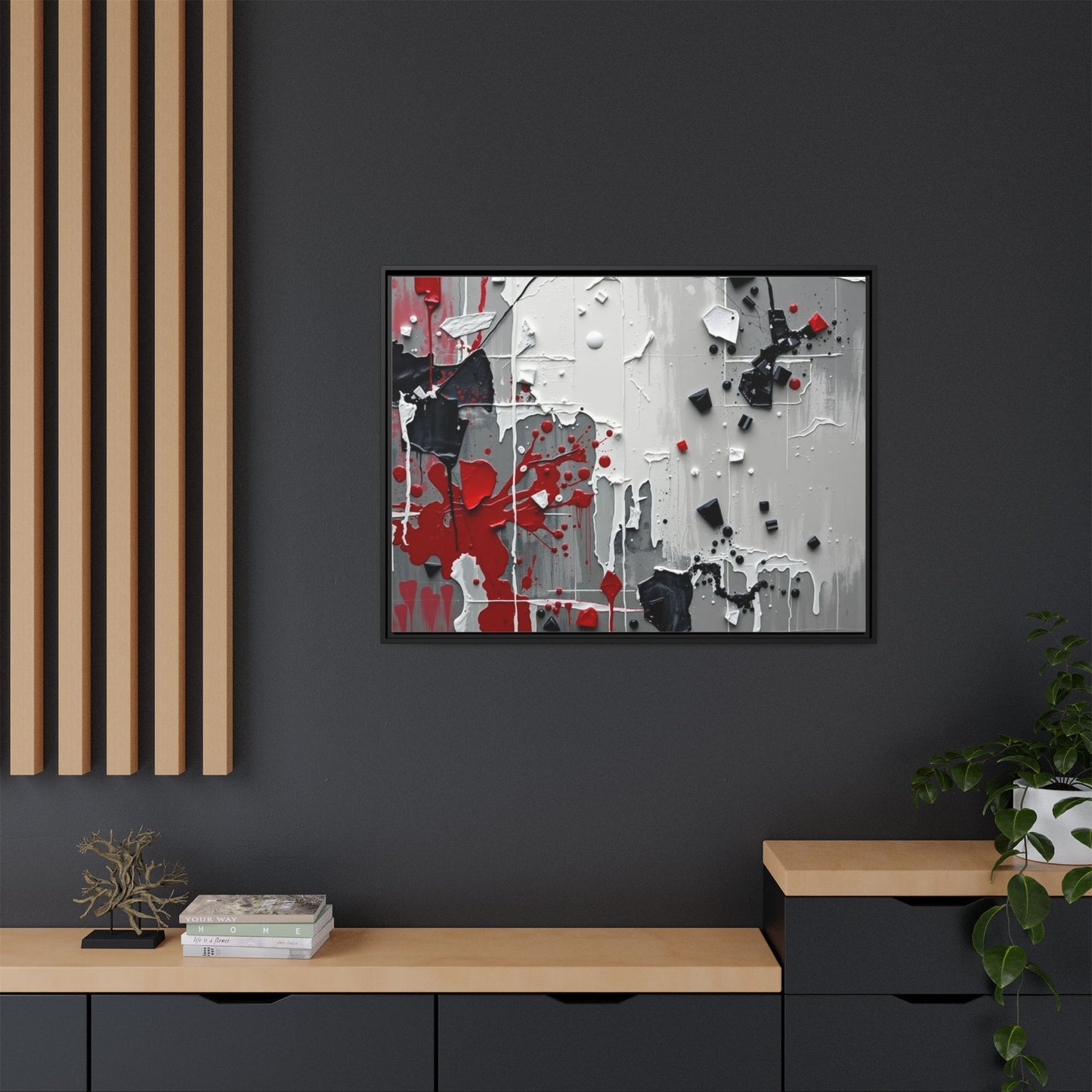 Matte Canvas, Framed (Multi-color)
