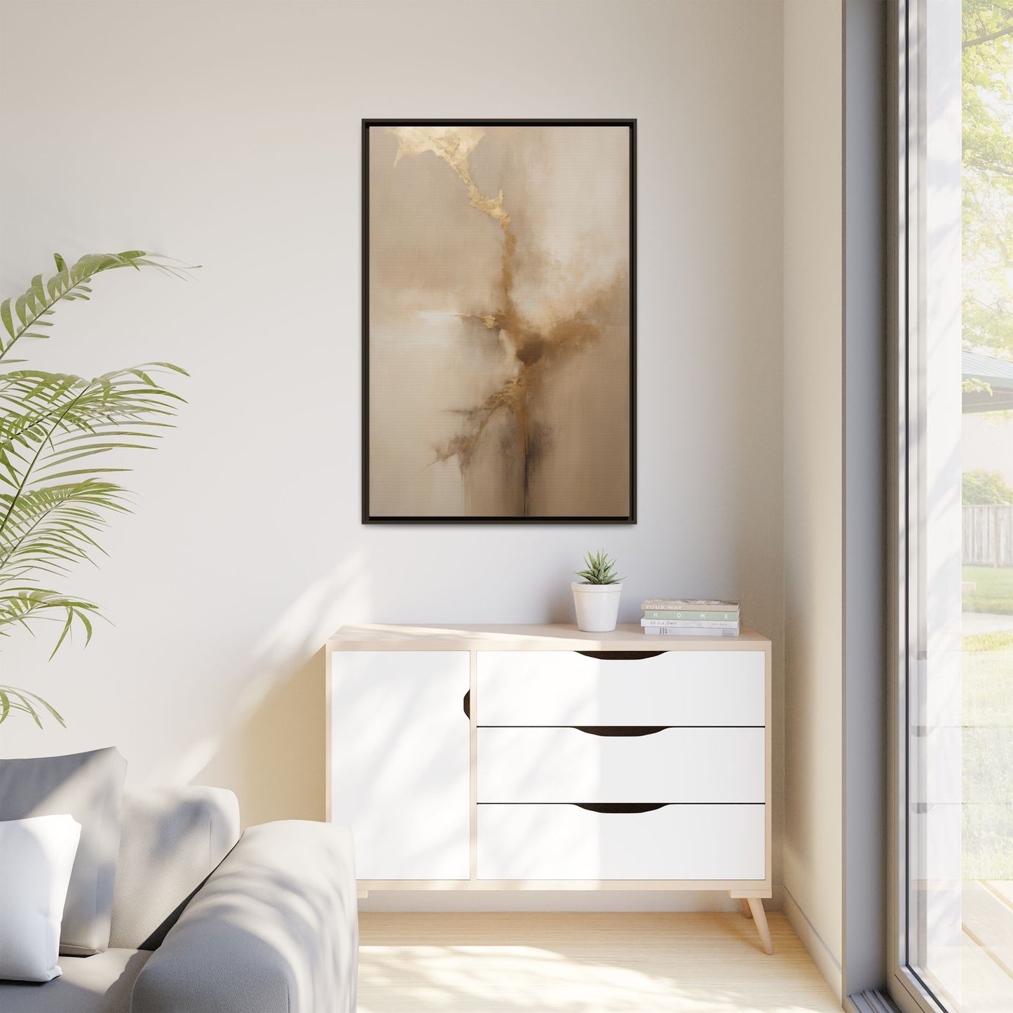 Matte Canvas, Framed (Multi-color)