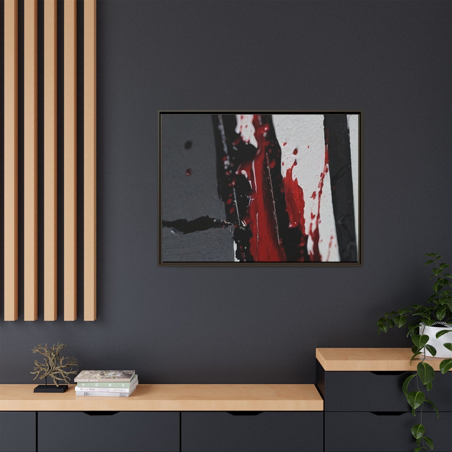 Matte Canvas, Framed (Multi-color)