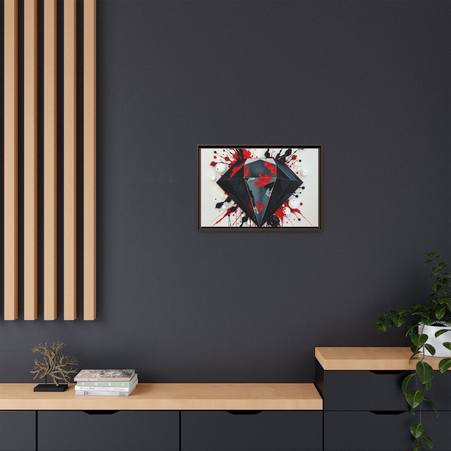Matte Canvas, Framed (Multi-color)