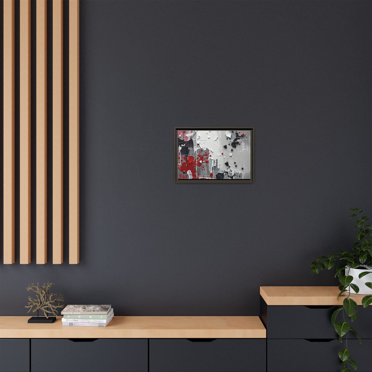 Matte Canvas, Framed (Multi-color)