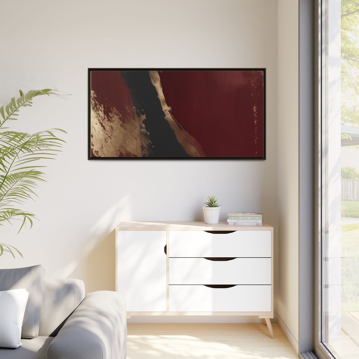 Matte Canvas, Framed (Multi-color)