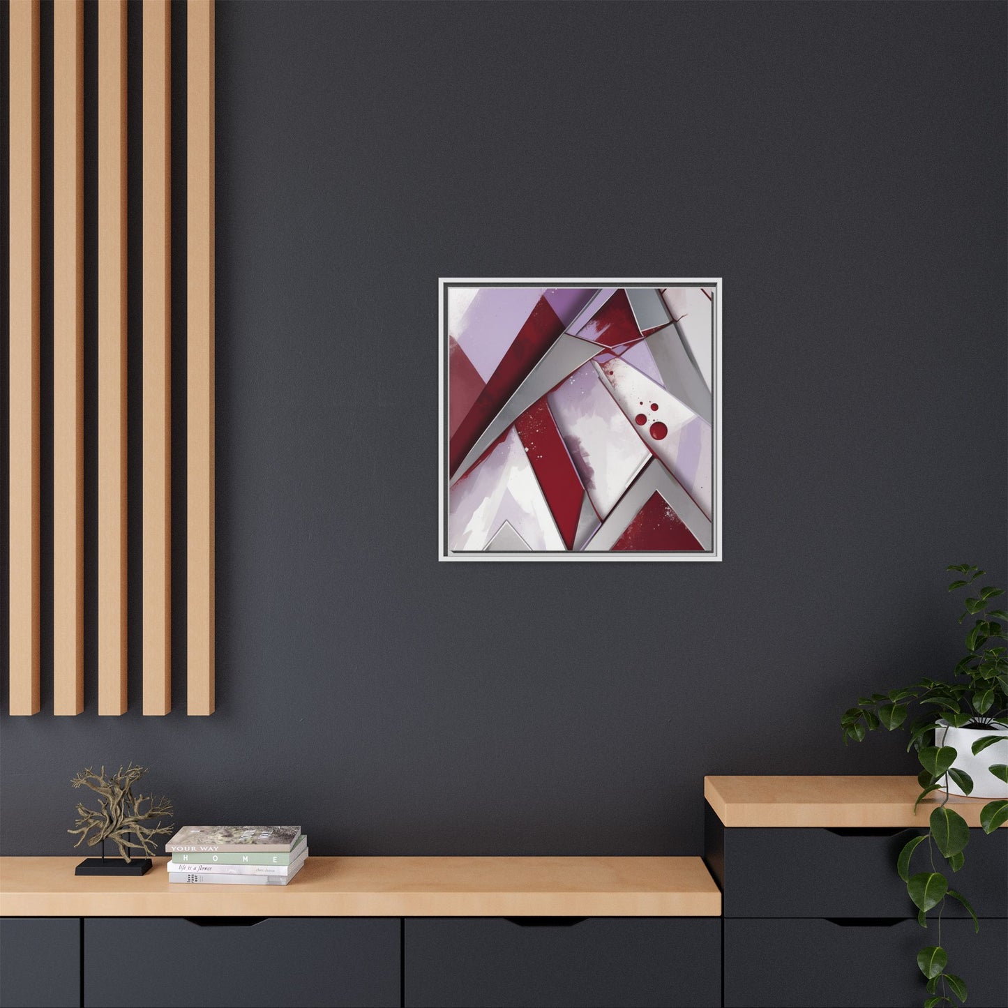 Matte Canvas, Framed (Multi-color)