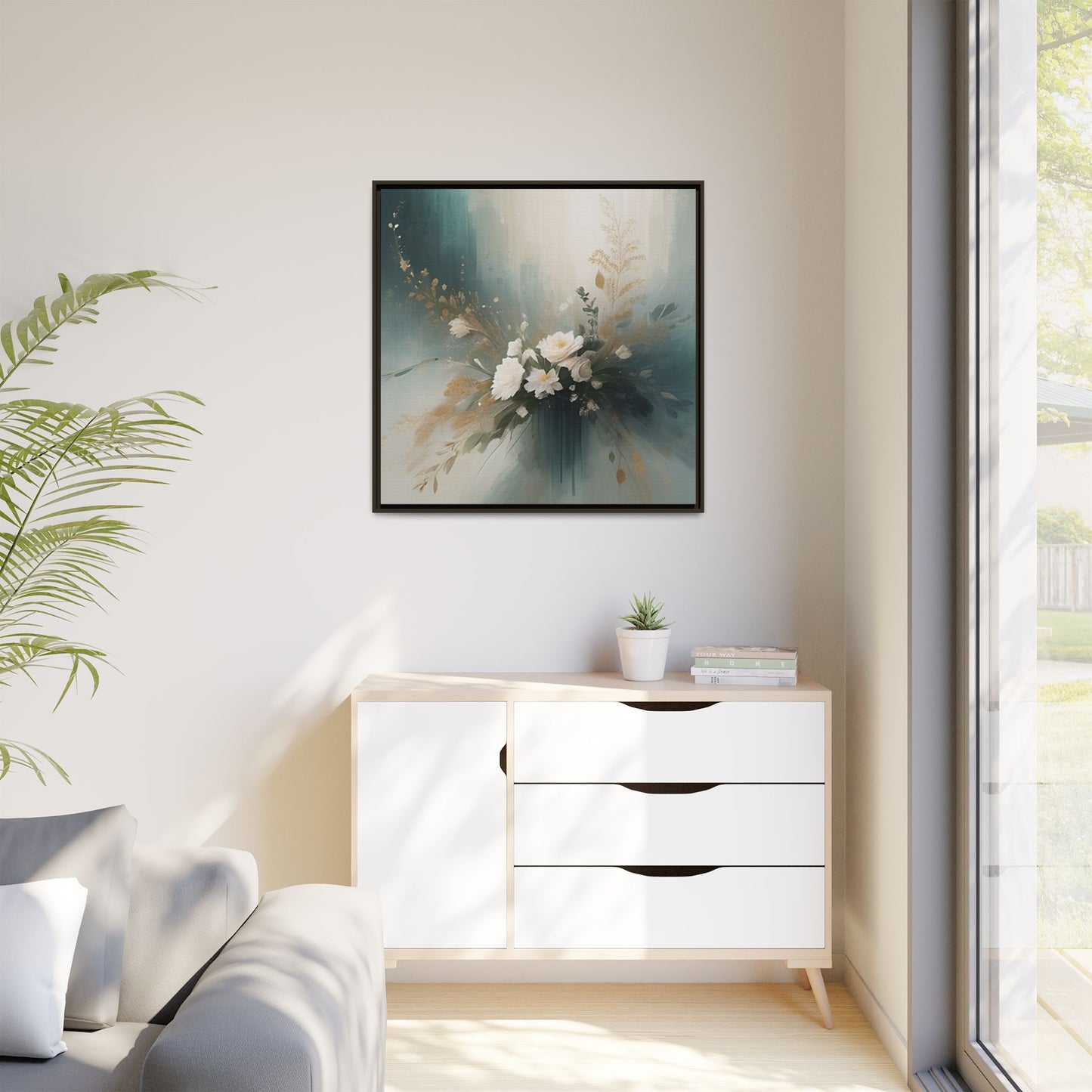 Matte Canvas, Framed (Multi-color)