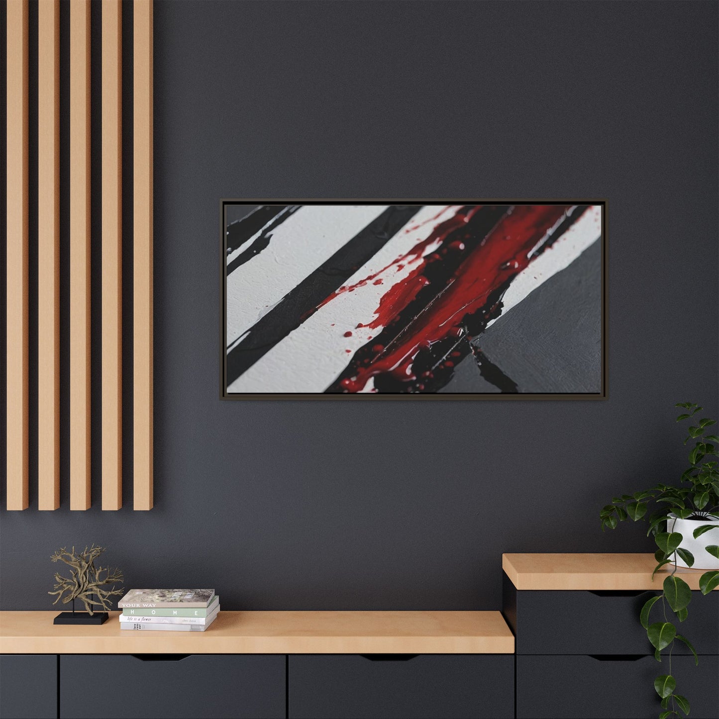 Matte Canvas, Framed (Multi-color)