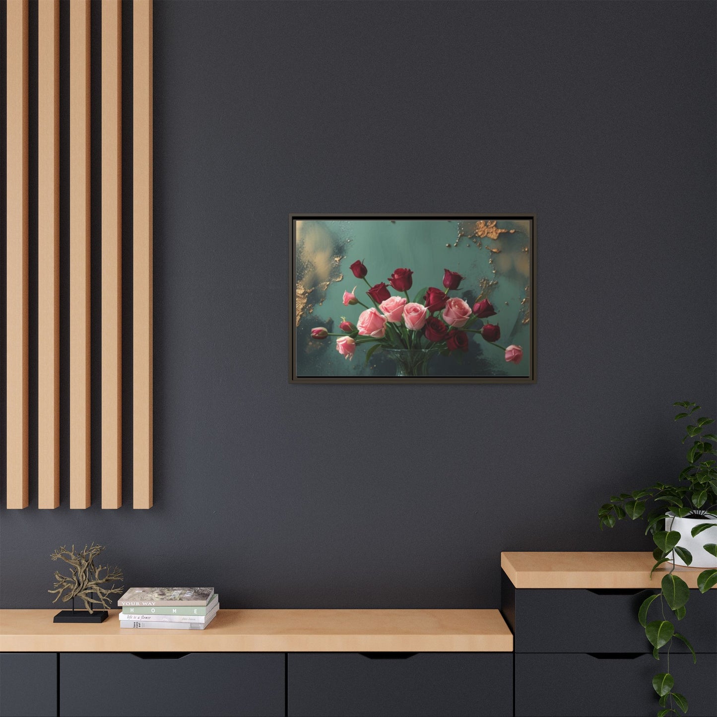 Matte Canvas, Framed (Multi-color)