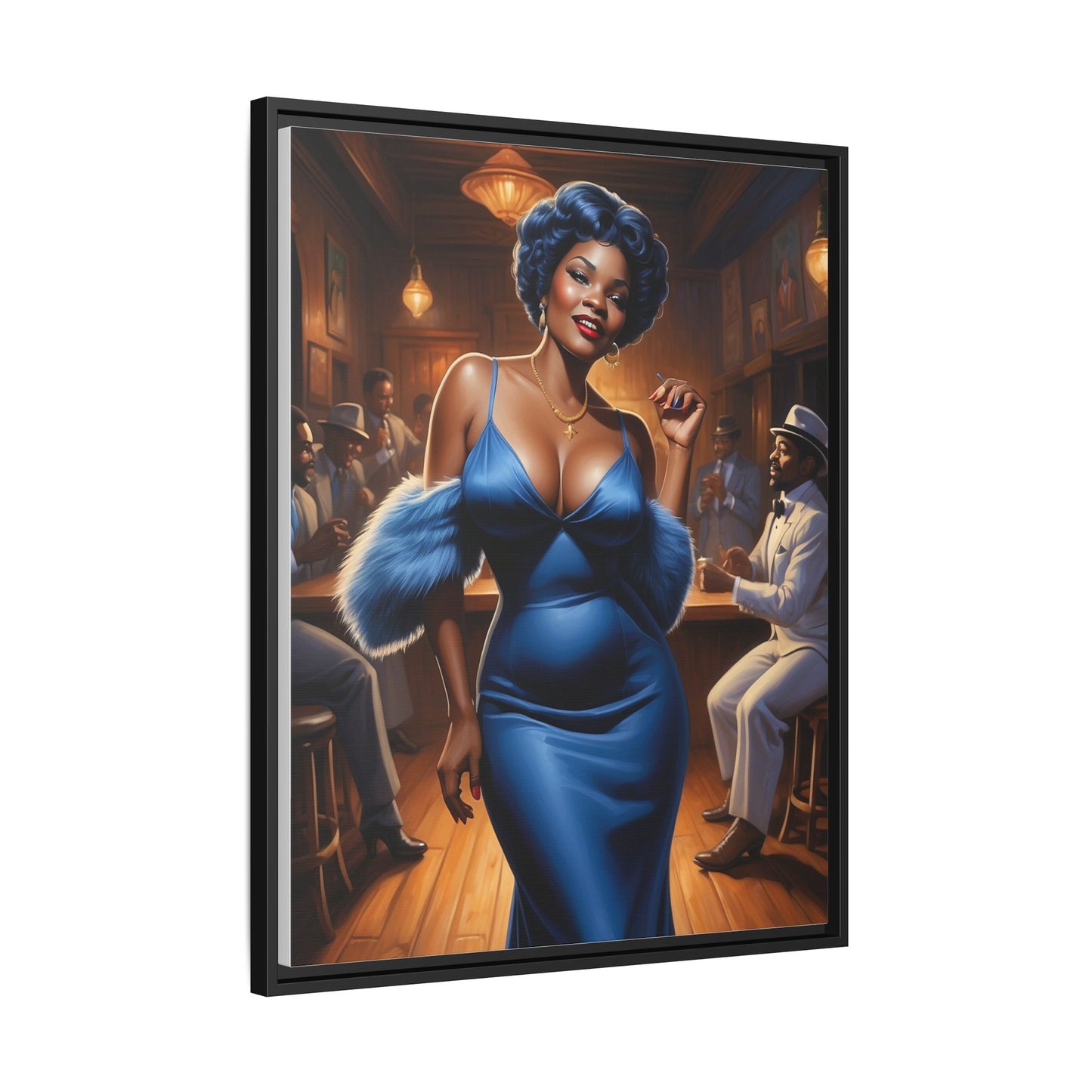 Matte Canvas, Framed (Multi-color)