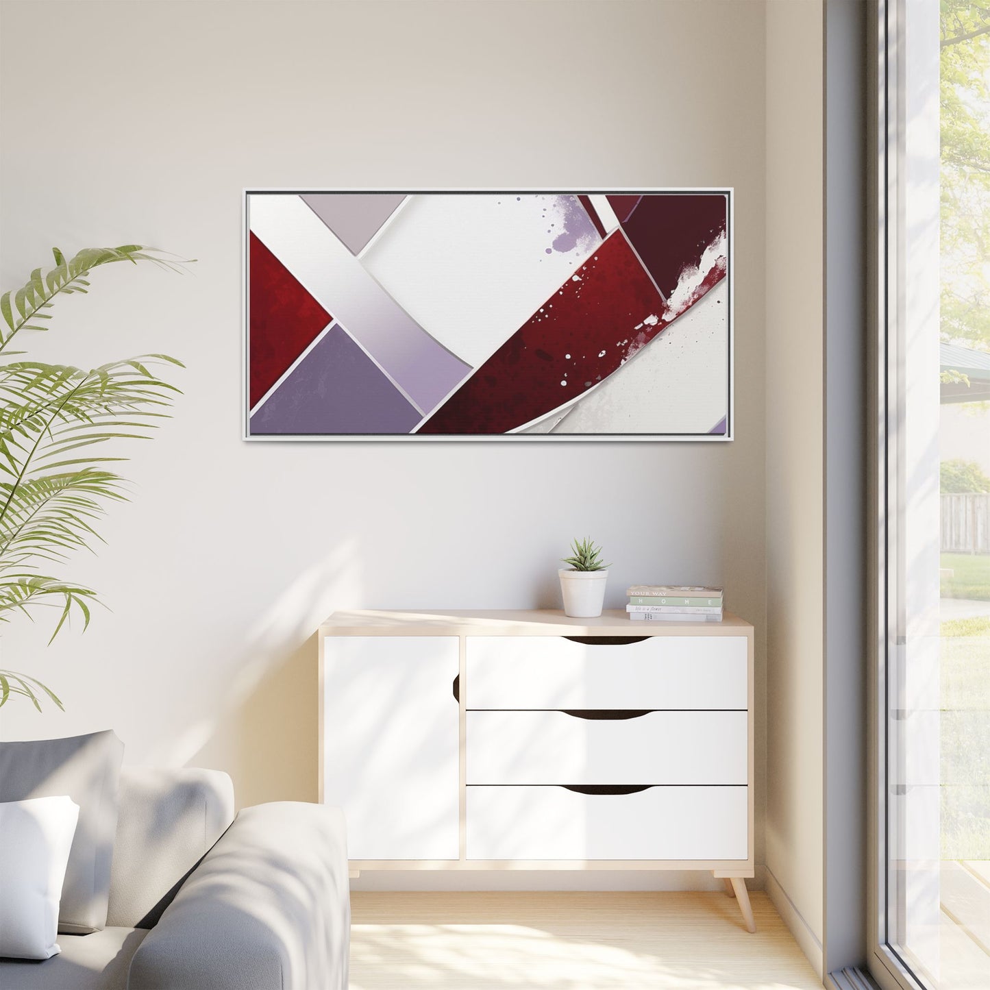 Matte Canvas, Framed (Multi-color)
