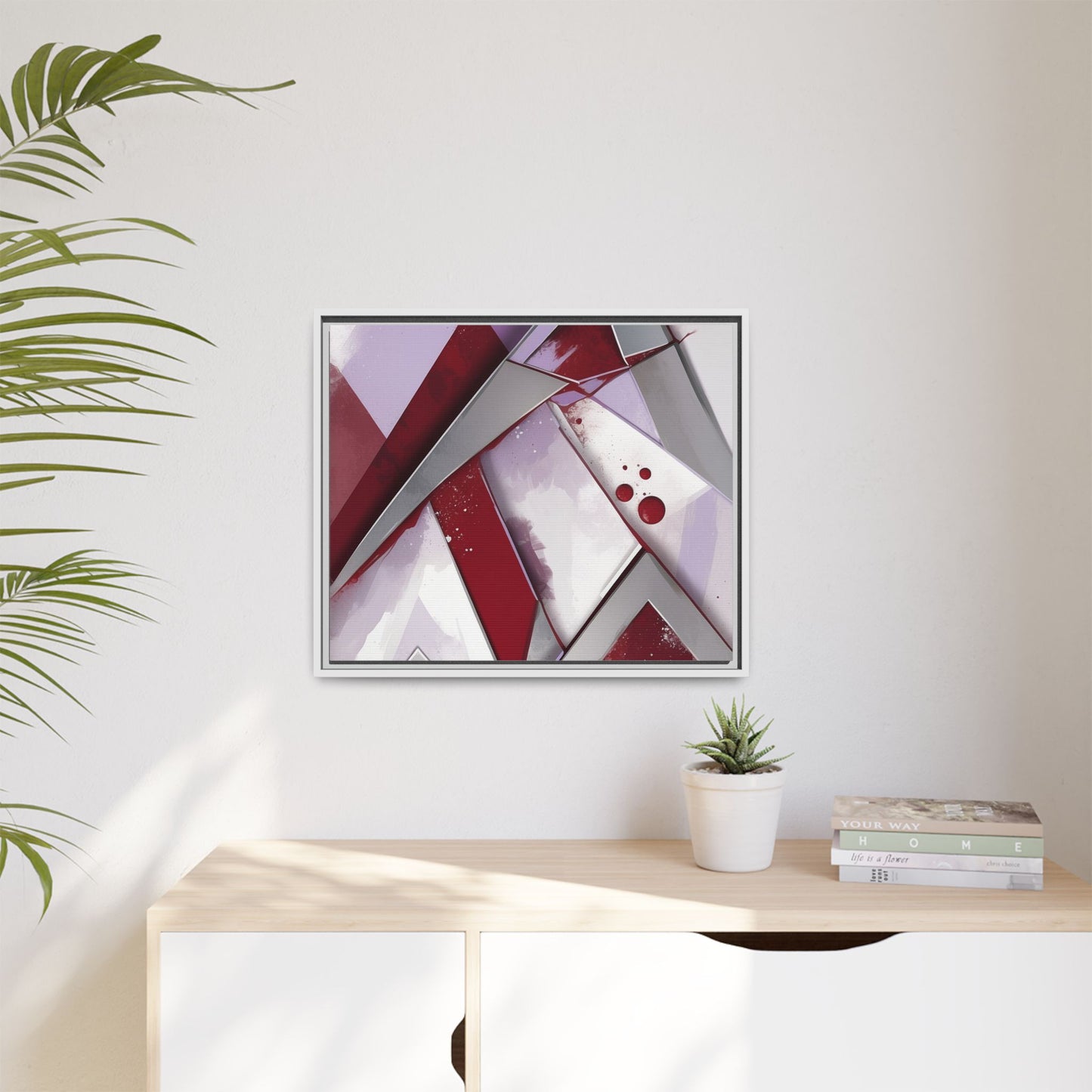 Matte Canvas, Framed (Multi-color)