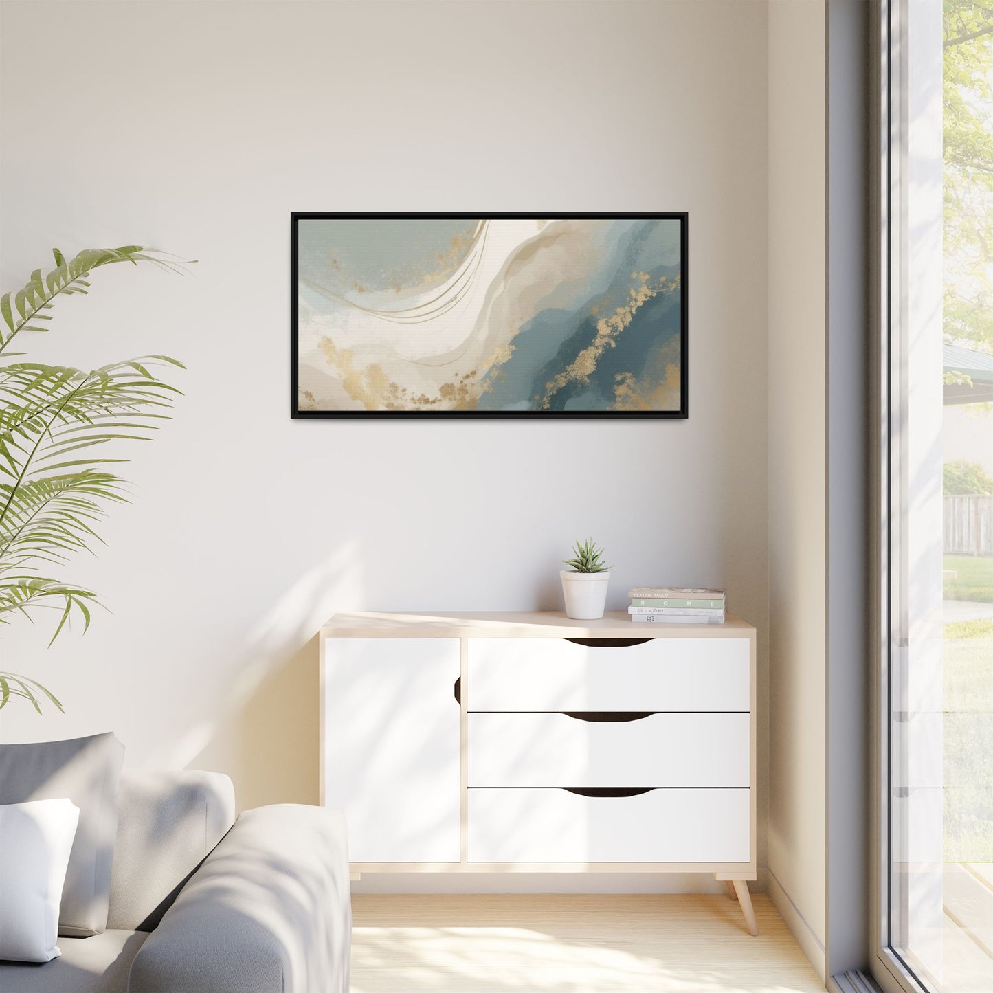 Matte Canvas, Framed (Multi-color)