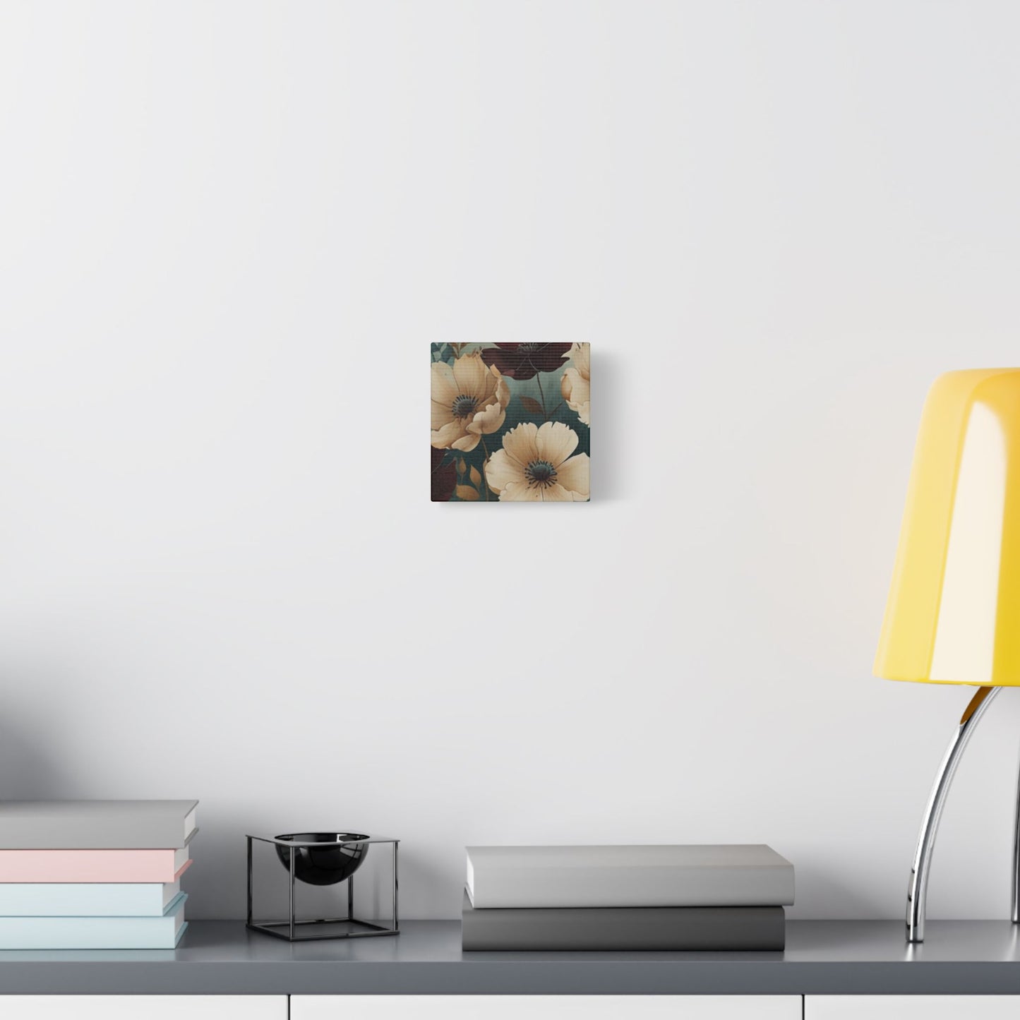 Floral Satin Canvas Art | Nature-Inspired Wall Décor