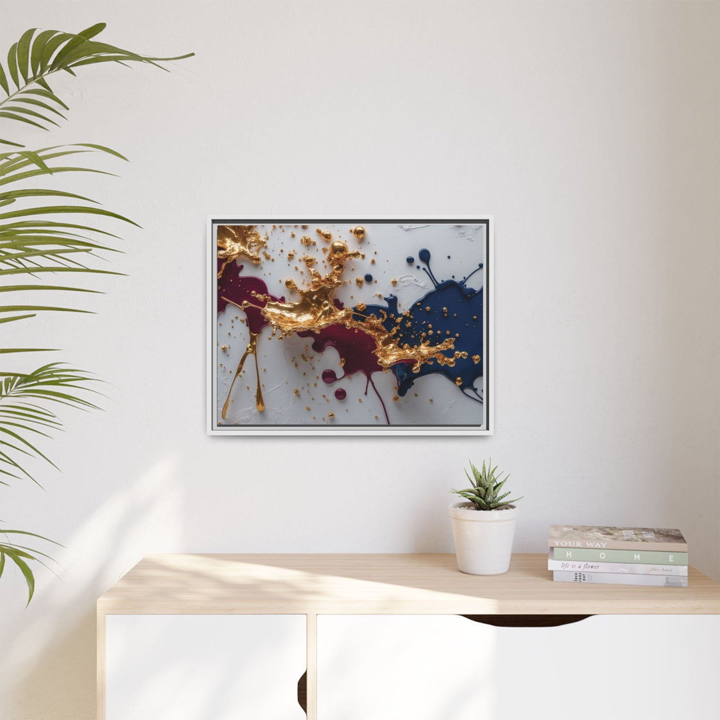 Matte Canvas, Framed (Multi-color)