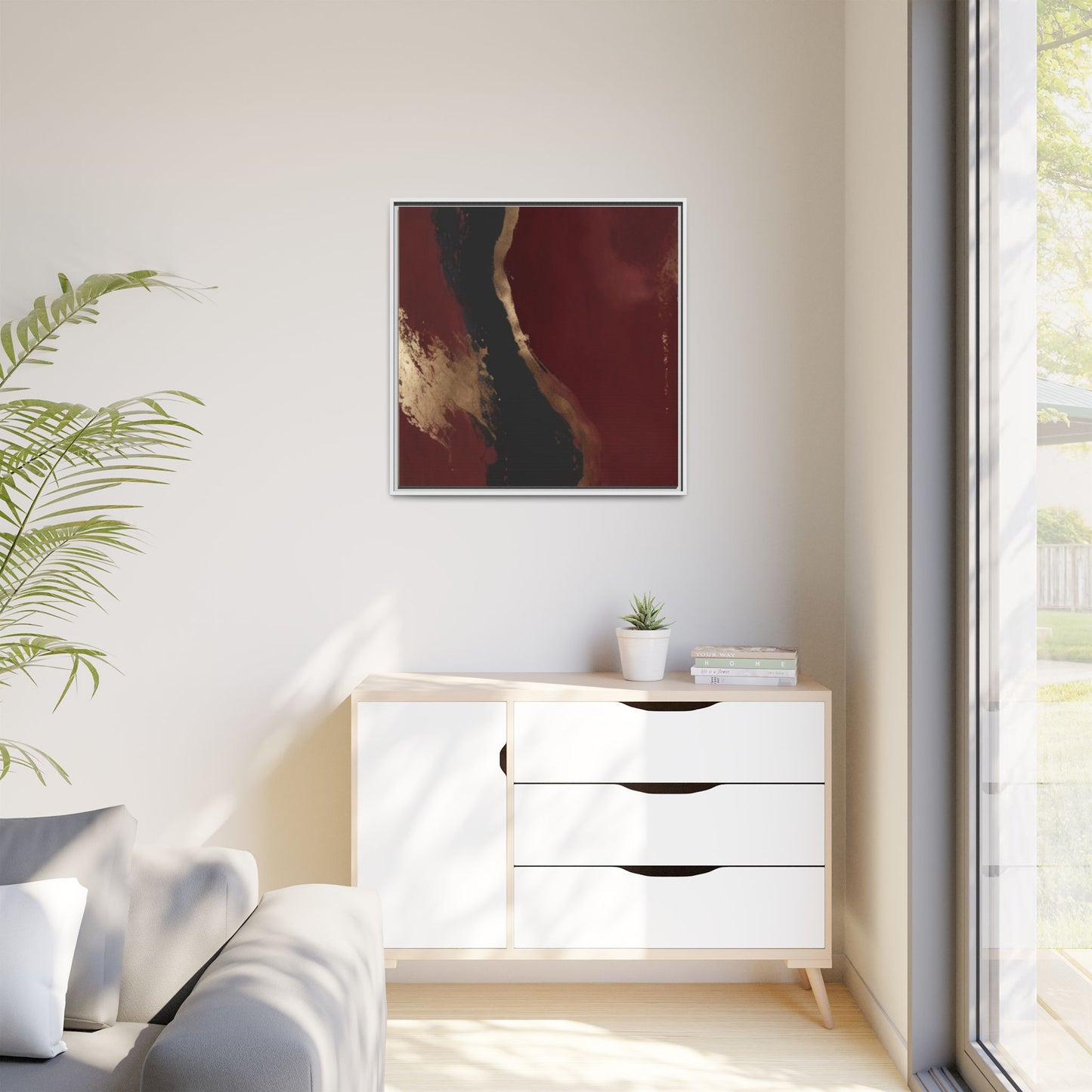 Matte Canvas, Framed (Multi-color)