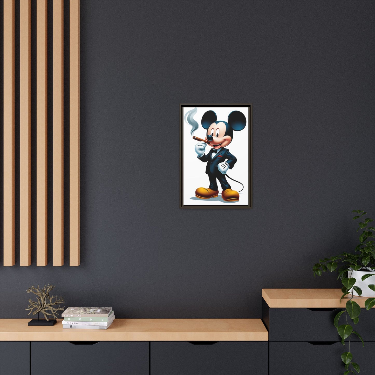 Matte Canvas, Framed (Multi-color)