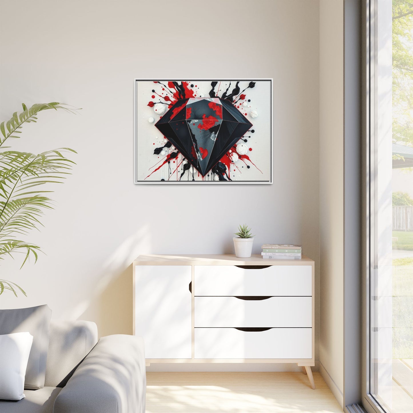 Matte Canvas, Framed (Multi-color)