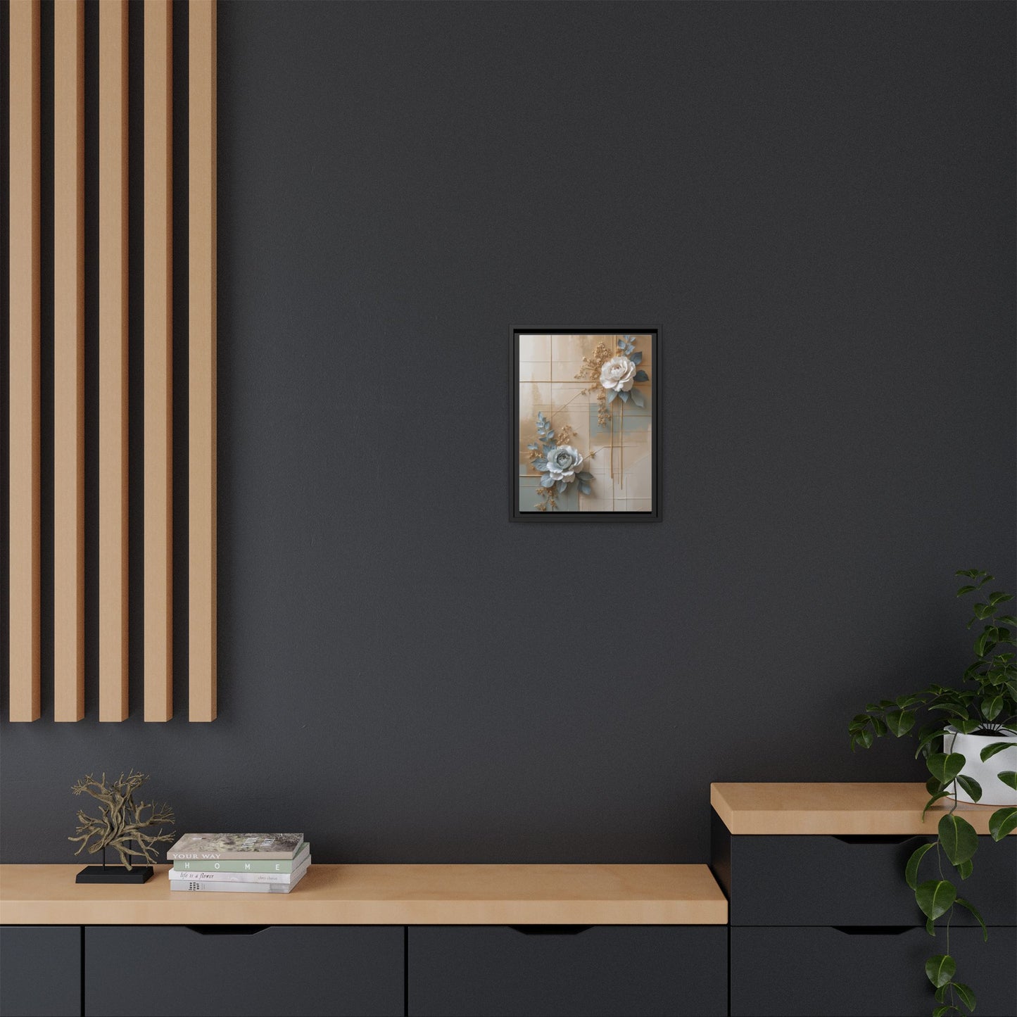 Matte Canvas, Framed (Multi-color)