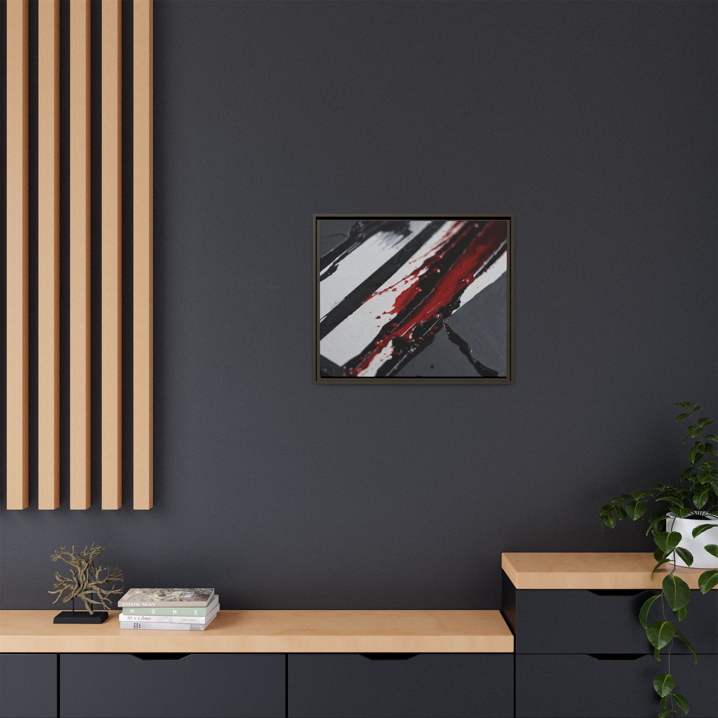 Matte Canvas, Framed (Multi-color)