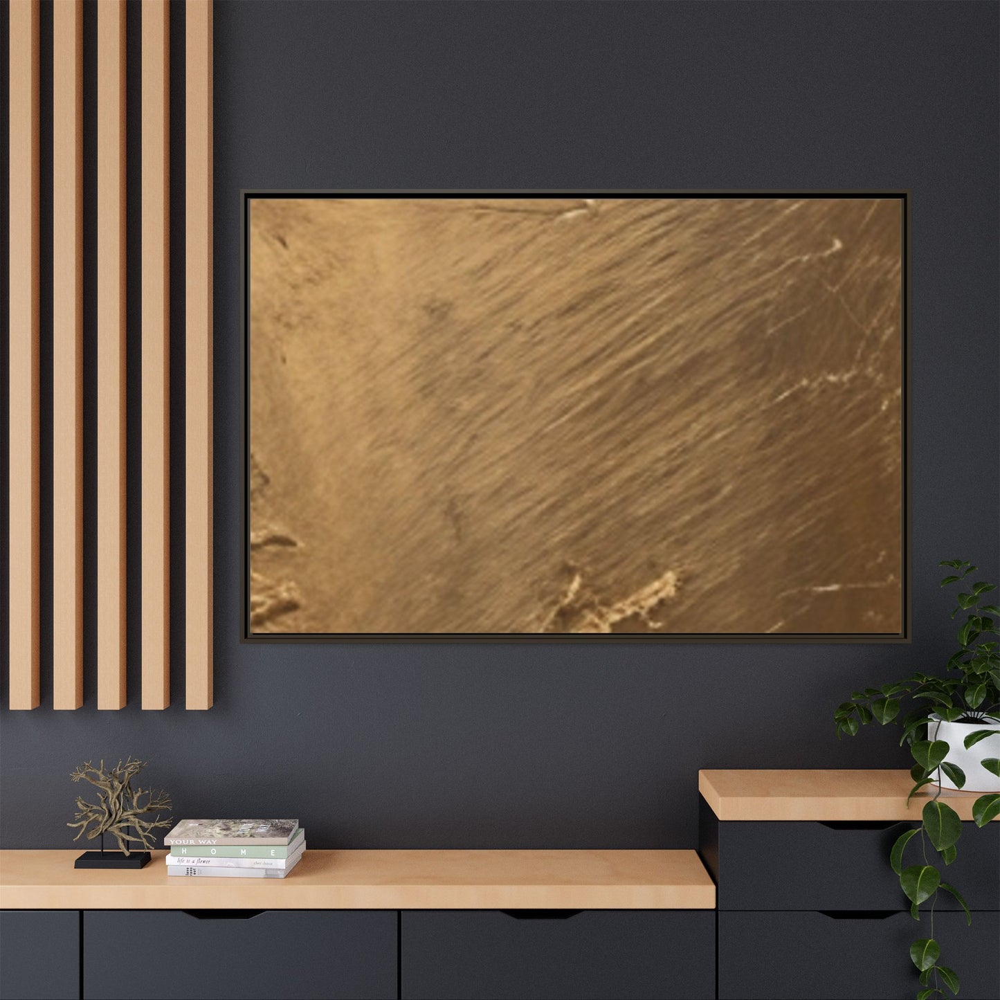 Matte Canvas, Framed (Multi-color)