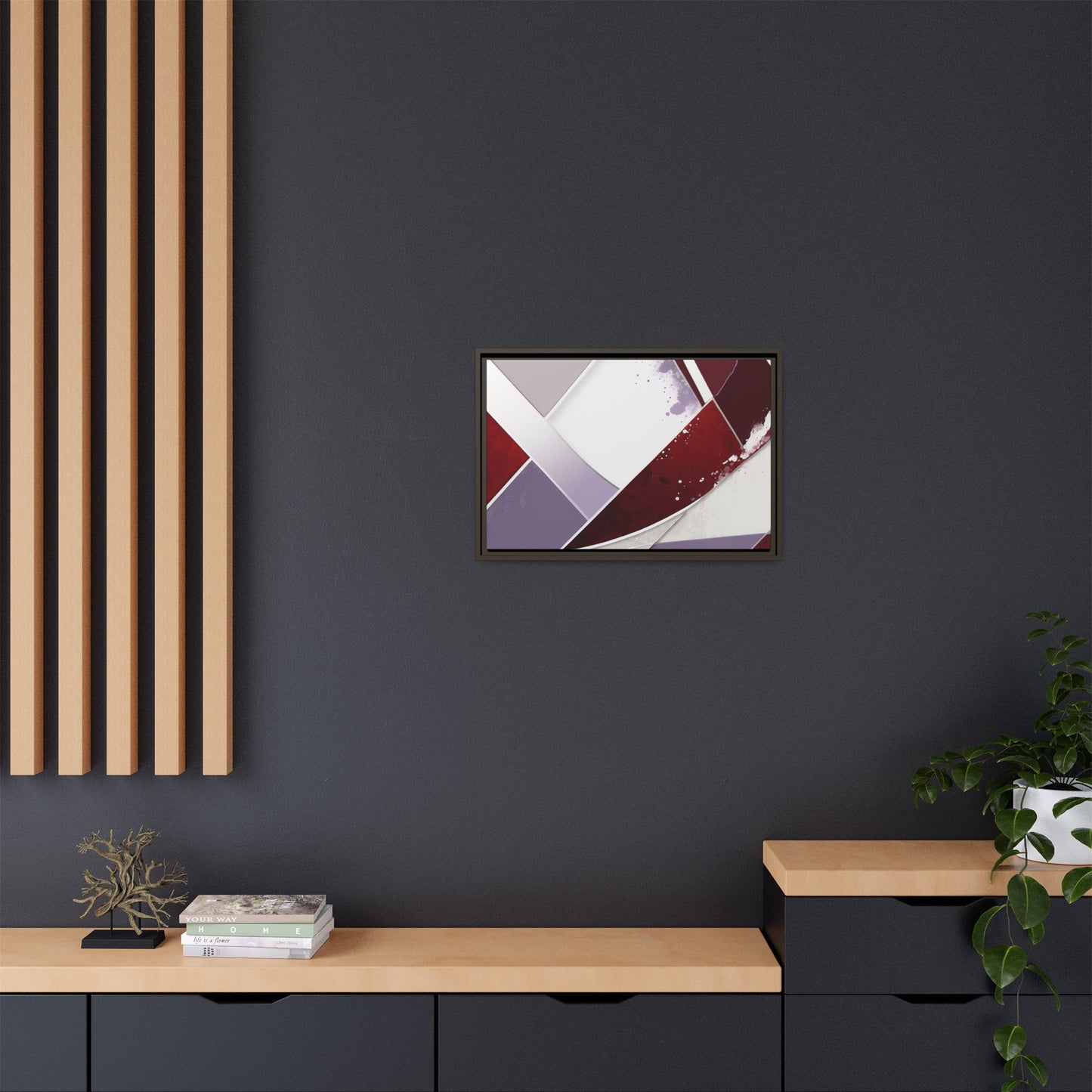 Matte Canvas, Framed (Multi-color)