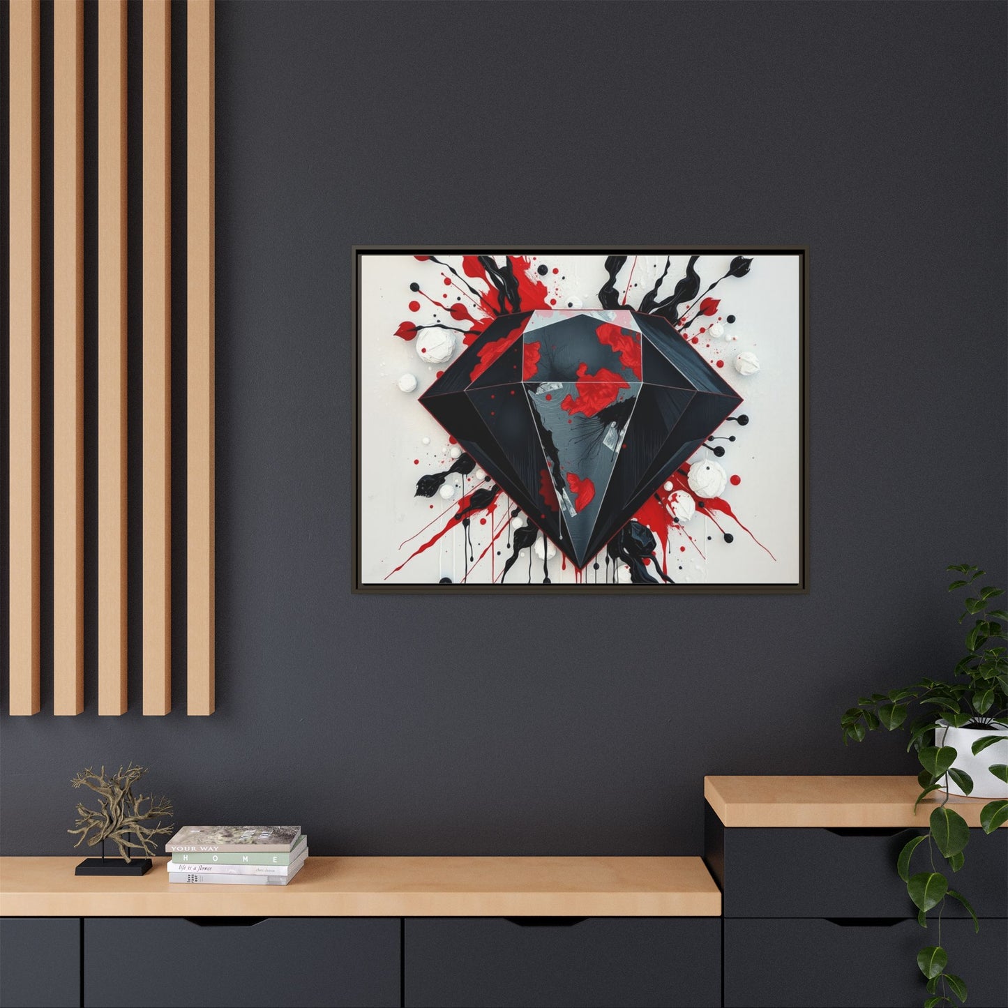 Matte Canvas, Framed (Multi-color)